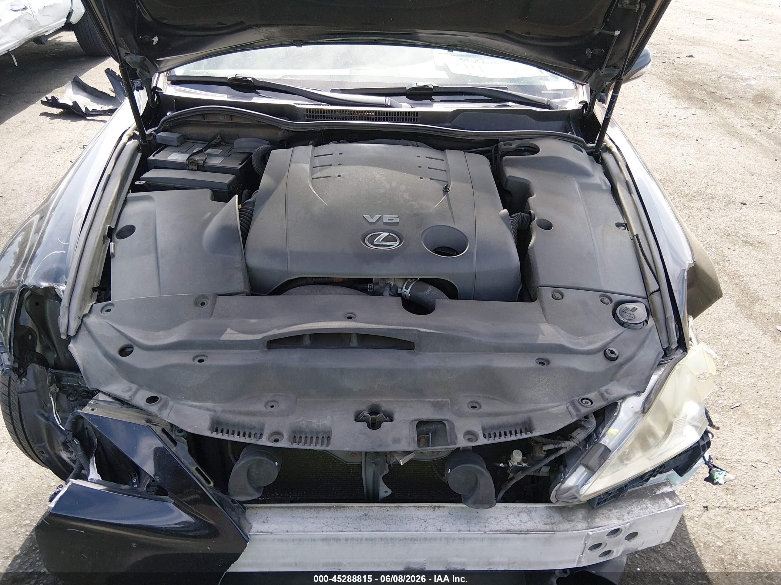 2011 Lexus Is 250   Black vin: JTHBF5C29B2101190
