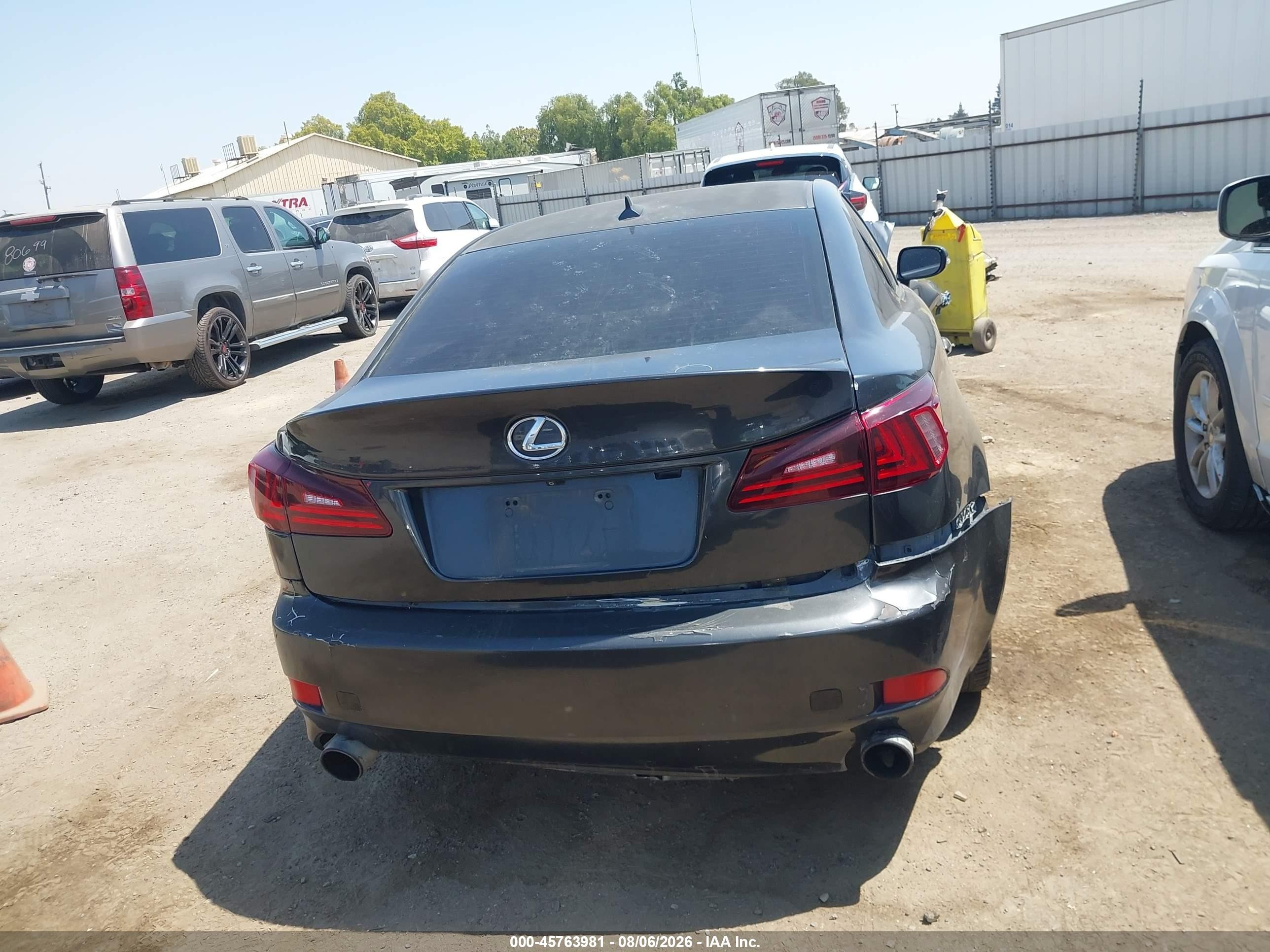2011 Lexus Is 250   Gray vin: JTHBF5C29B5137993