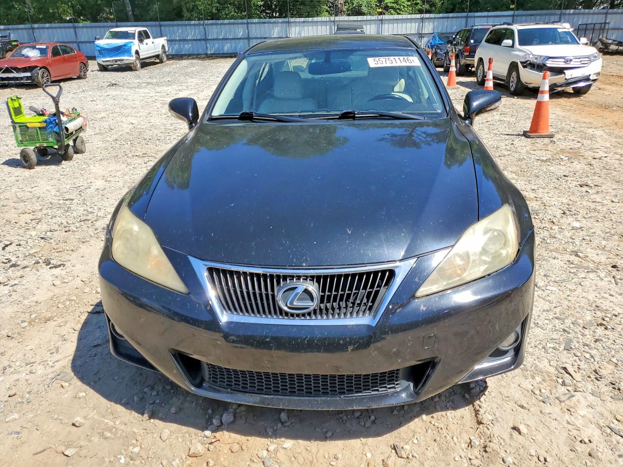 2011 Lexus Is 250 Черный vin: JTHBF5C29B5150467