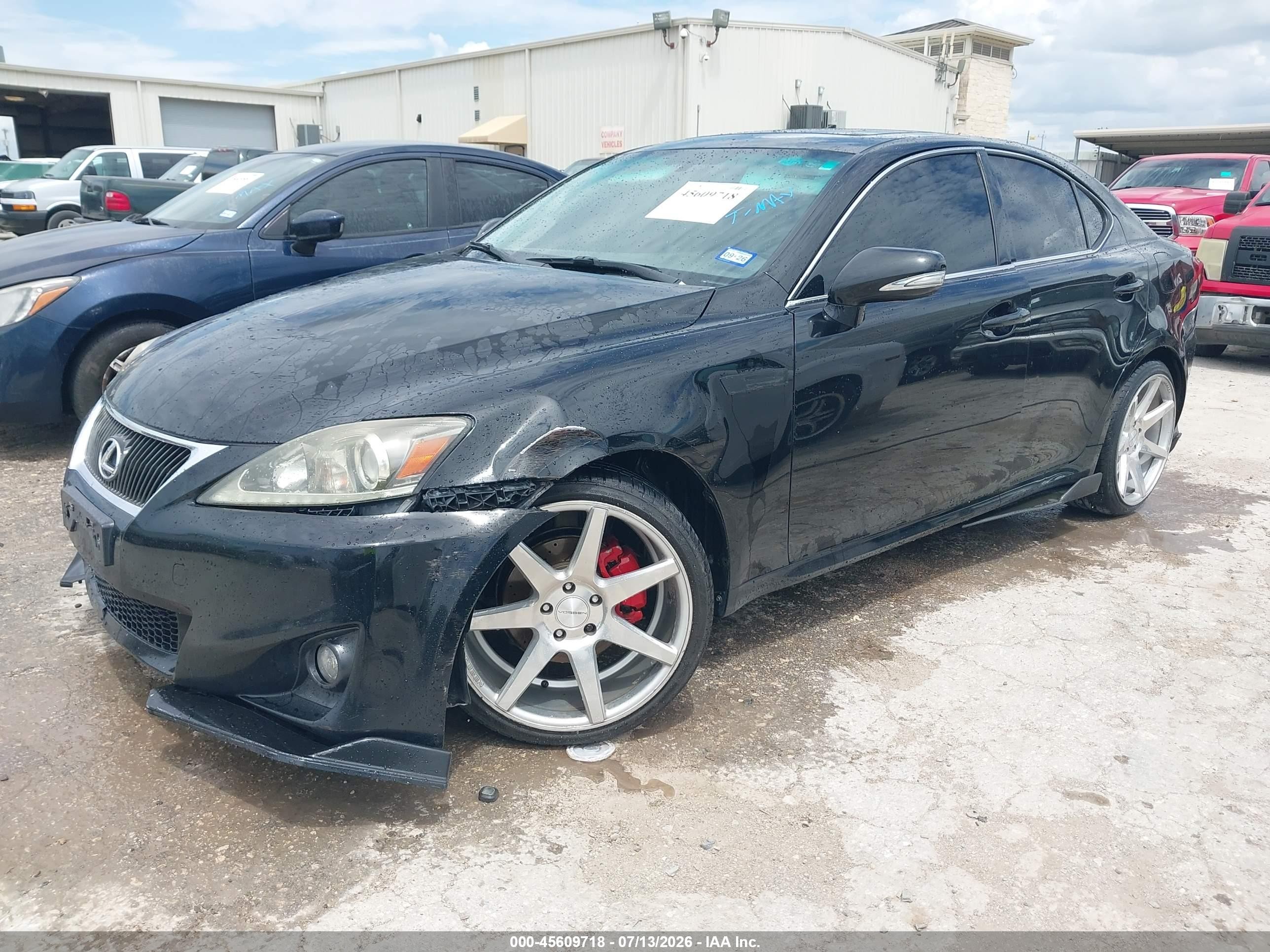2012 Lexus Is 250   Black vin: JTHBF5C29C2103040