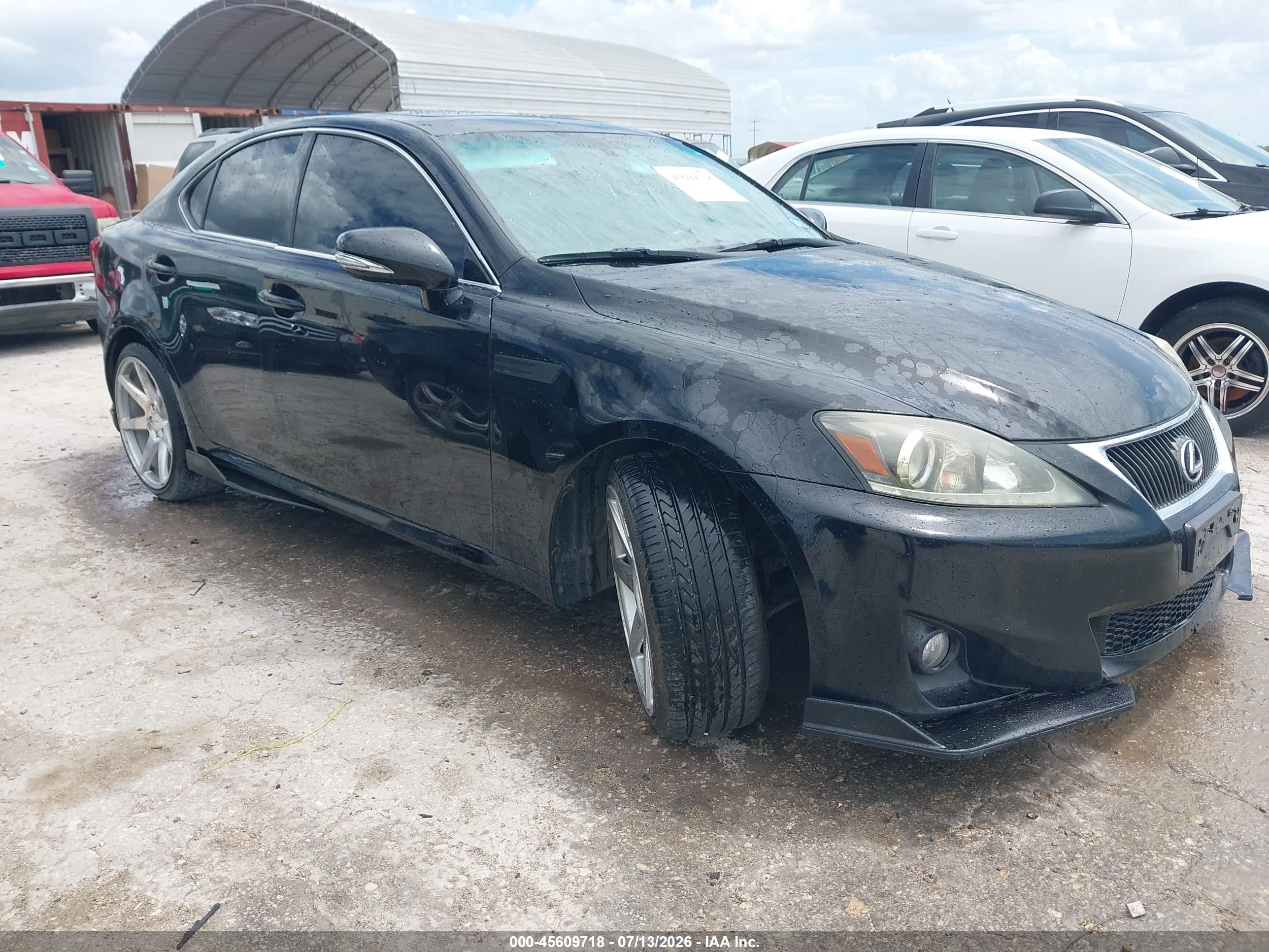 2012 Lexus Is 250   Black vin: JTHBF5C29C2103040