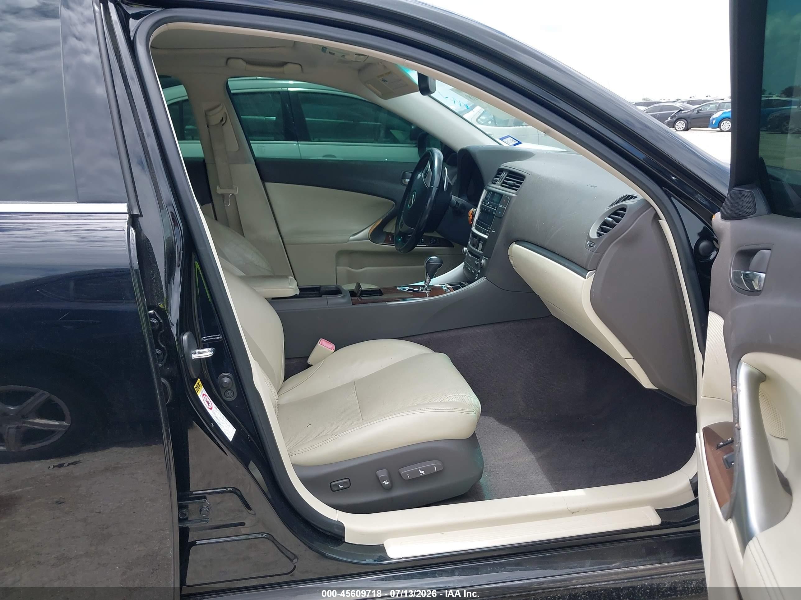 2012 Lexus Is 250   Black vin: JTHBF5C29C2103040