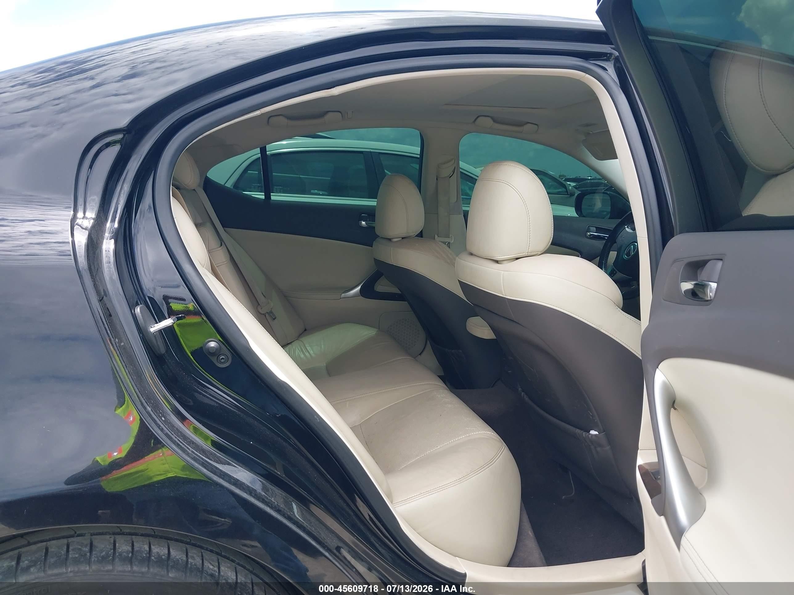 2012 Lexus Is 250   Black vin: JTHBF5C29C2103040