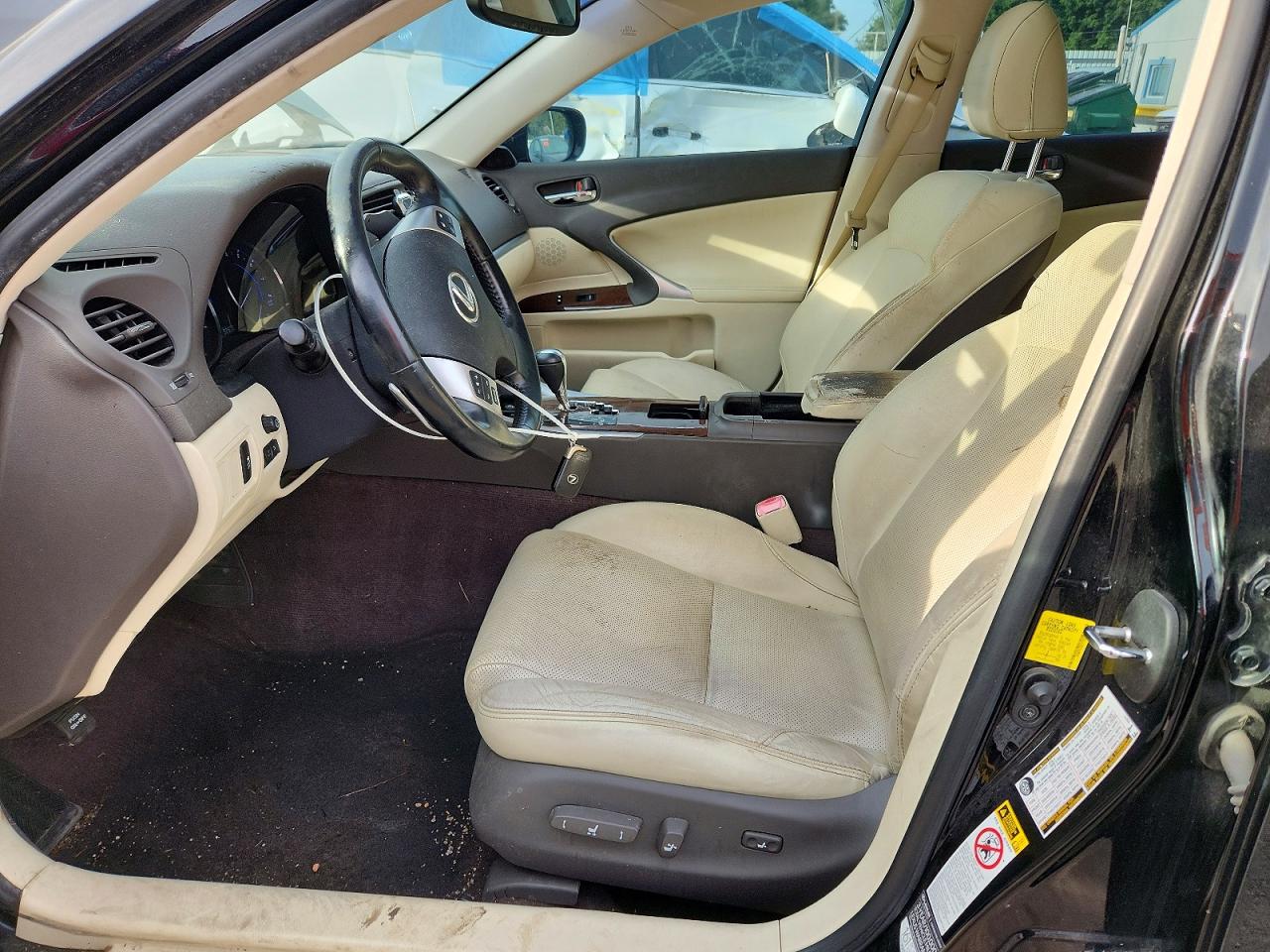 2012 Lexus Is 250 Черный vin: JTHBF5C29C5175578