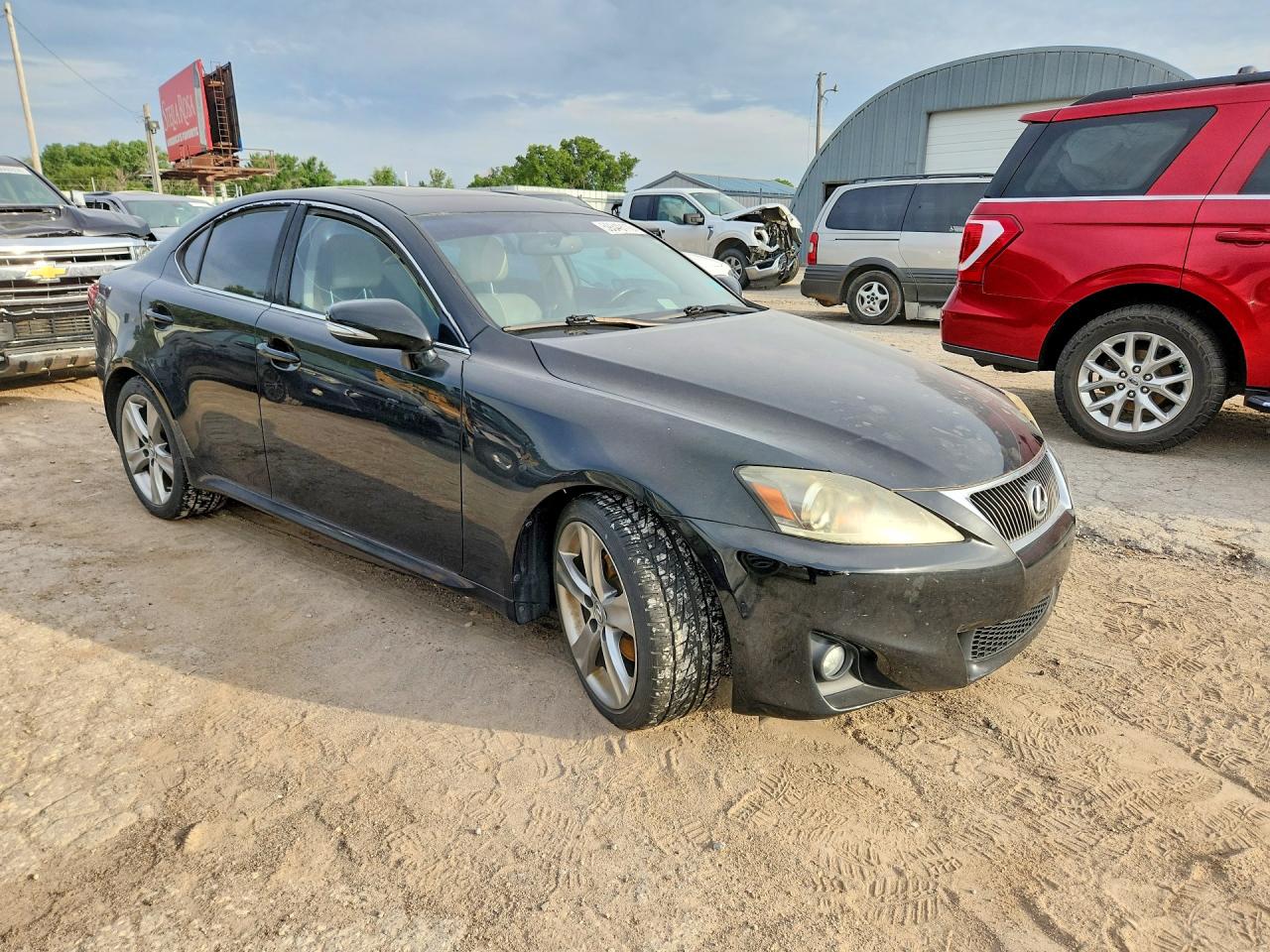 2012 Lexus Is 250 Черный vin: JTHBF5C29C5175578