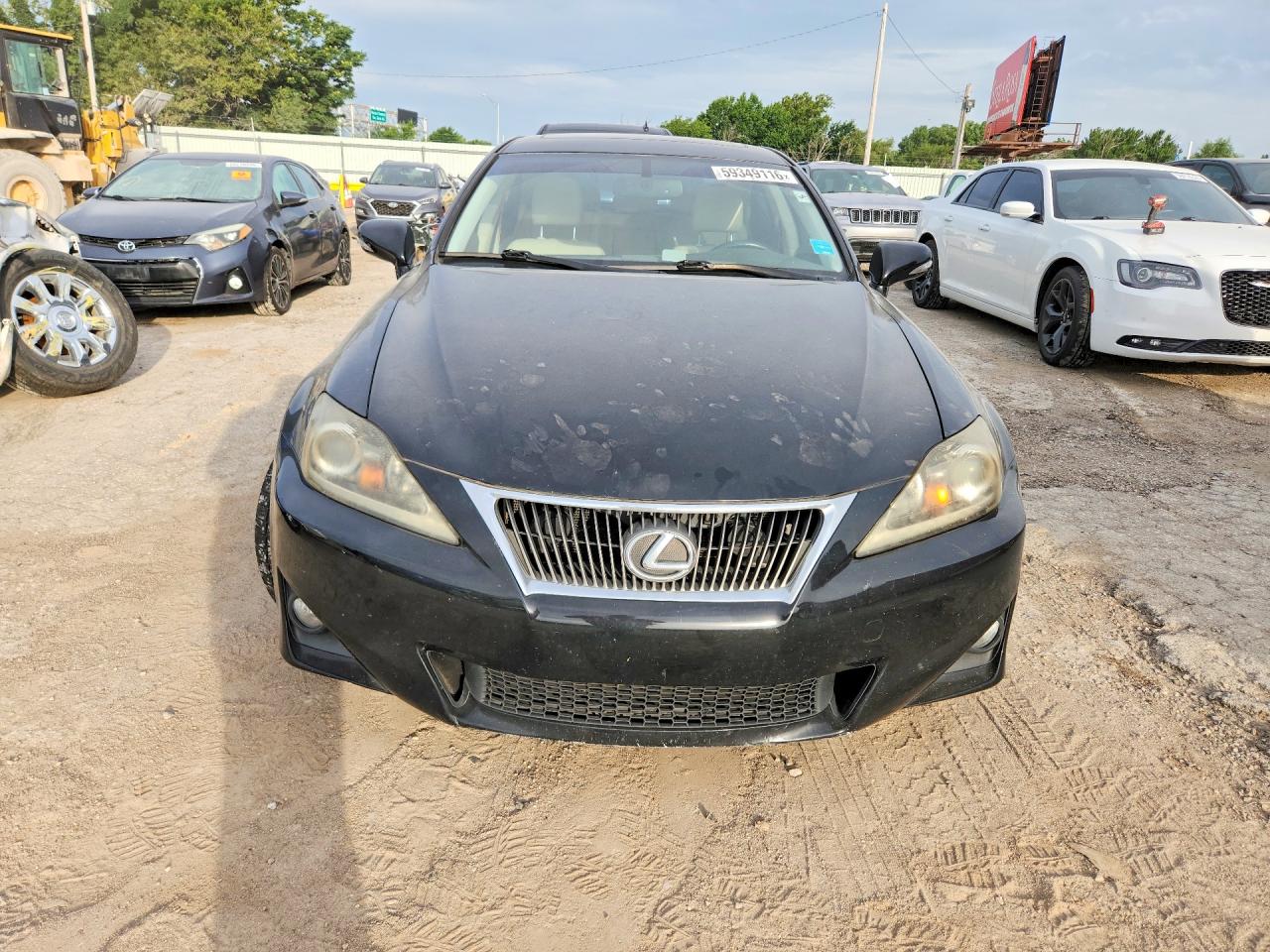 2012 Lexus Is 250 Черный vin: JTHBF5C29C5175578
