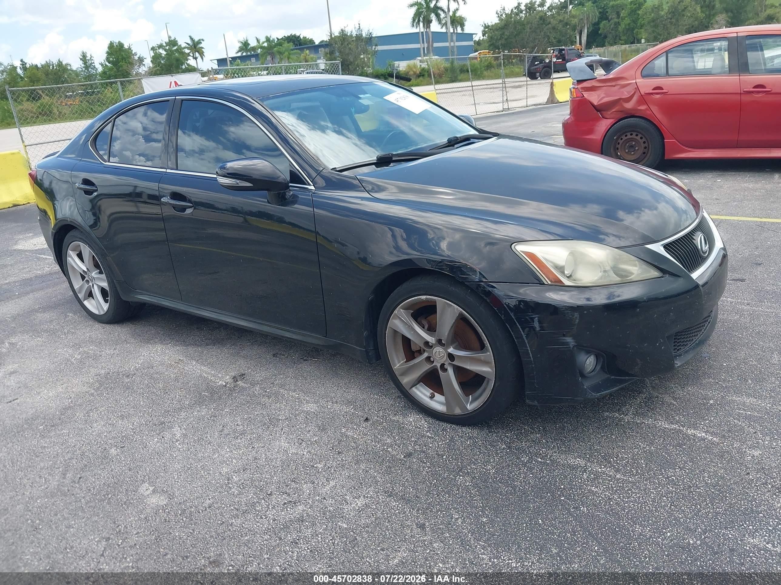 2012 Lexus Is 250   Black vin: JTHBF5C29C5177766