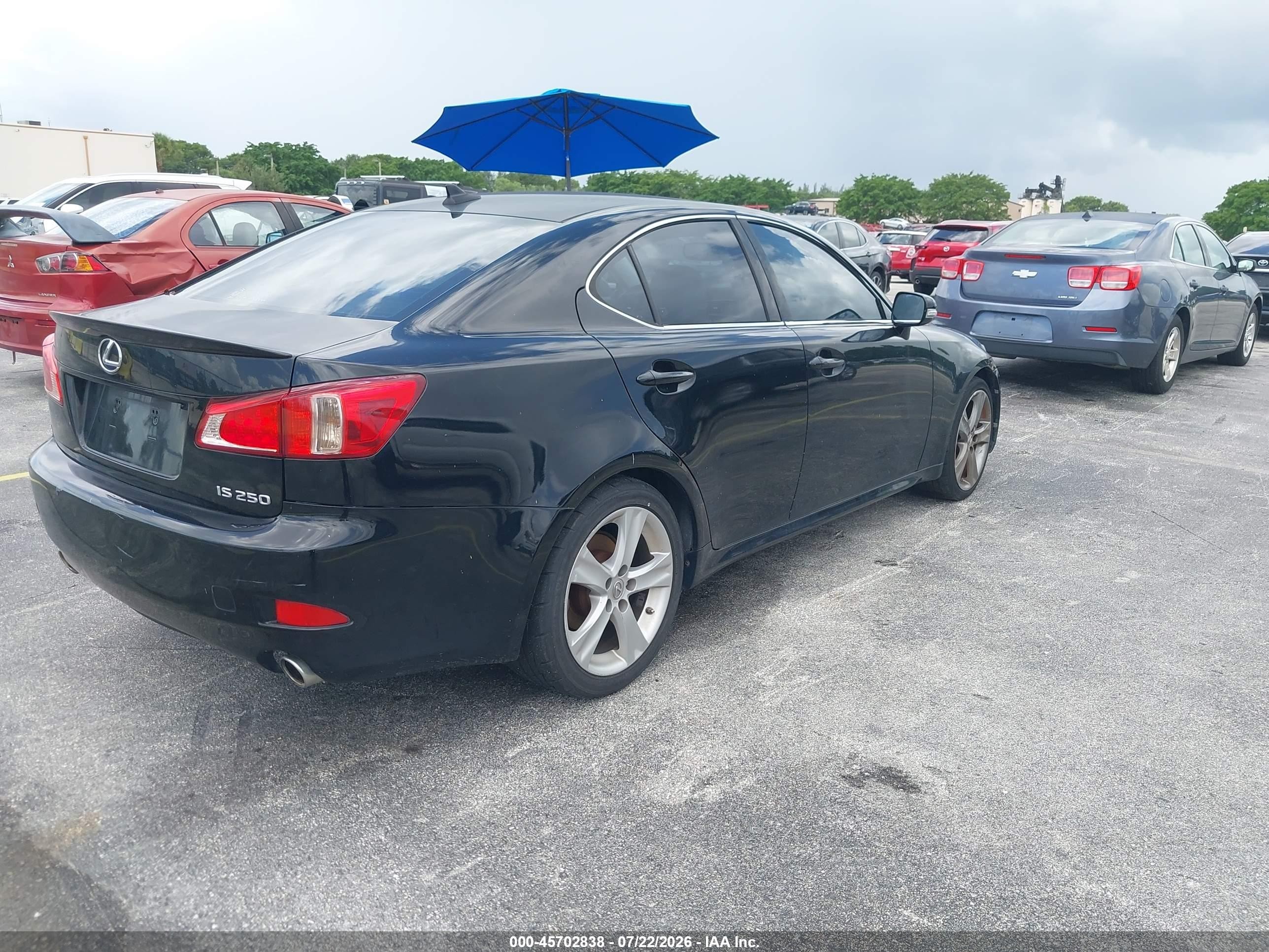 2012 Lexus Is 250   Black vin: JTHBF5C29C5177766
