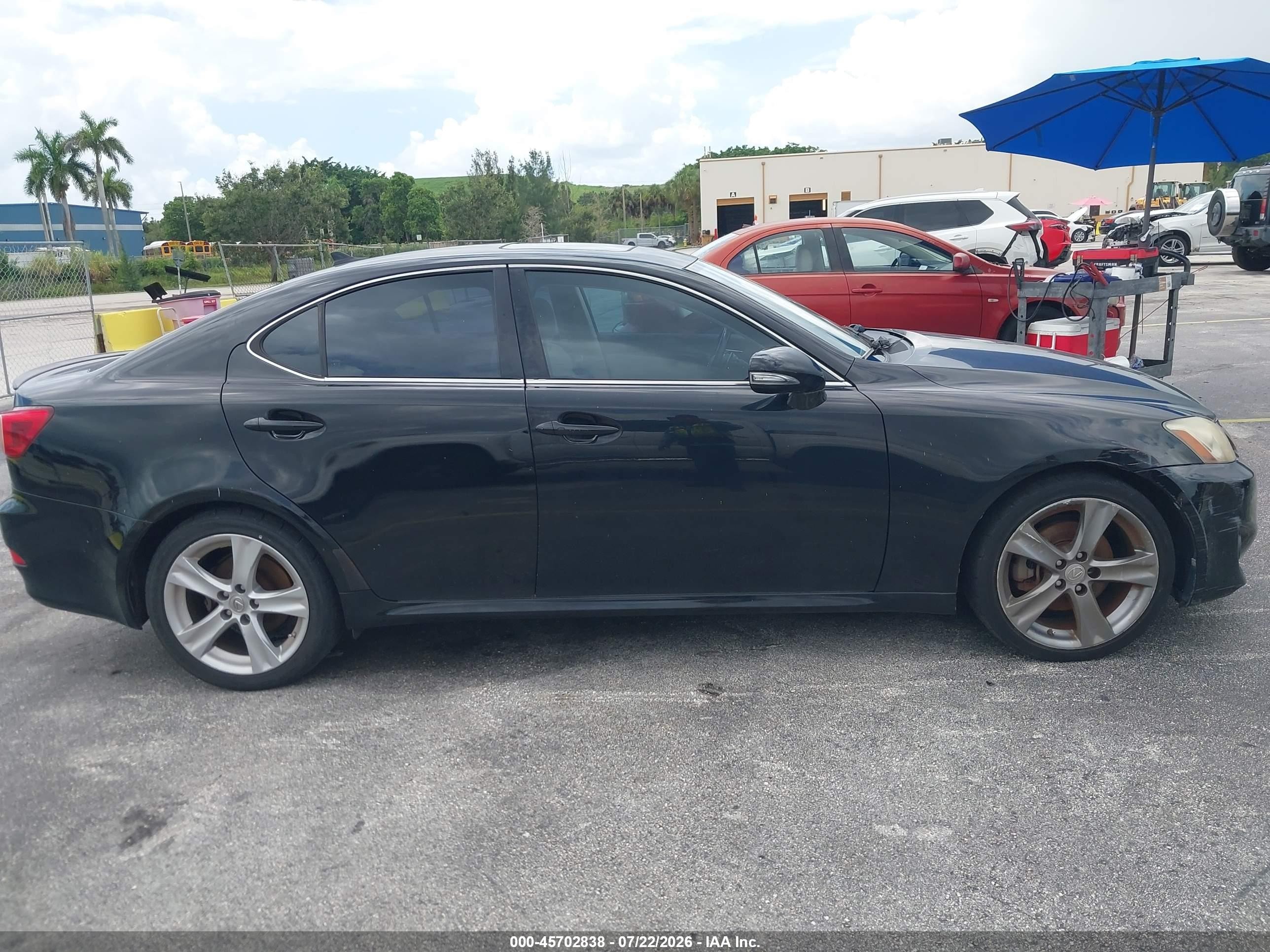 2012 Lexus Is 250   Black vin: JTHBF5C29C5177766