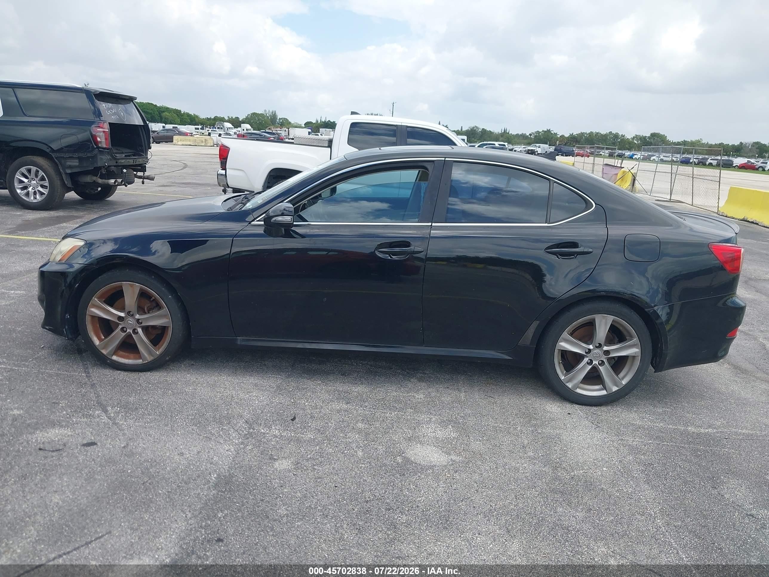 2012 Lexus Is 250   Black vin: JTHBF5C29C5177766