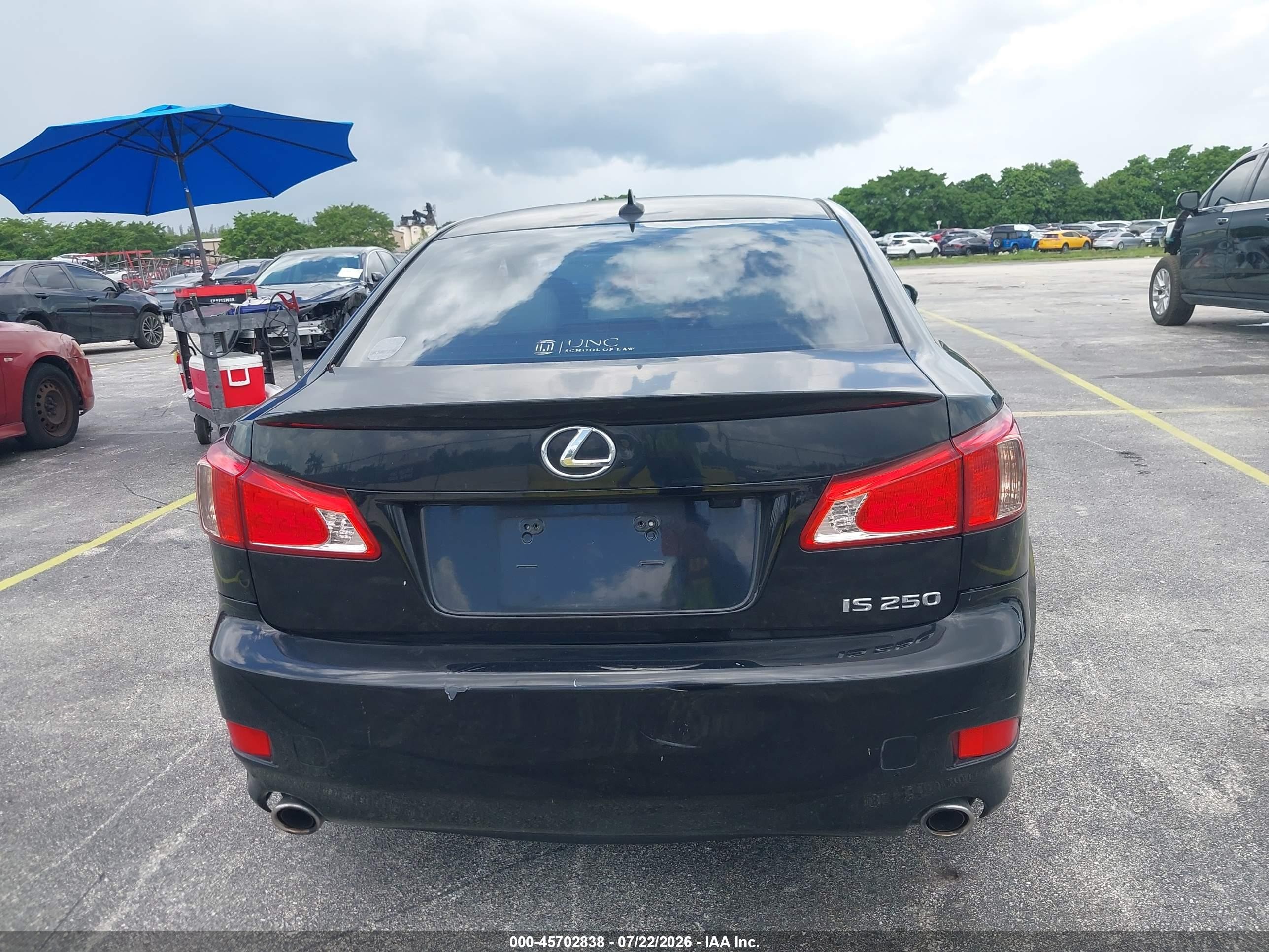 2012 Lexus Is 250   Black vin: JTHBF5C29C5177766