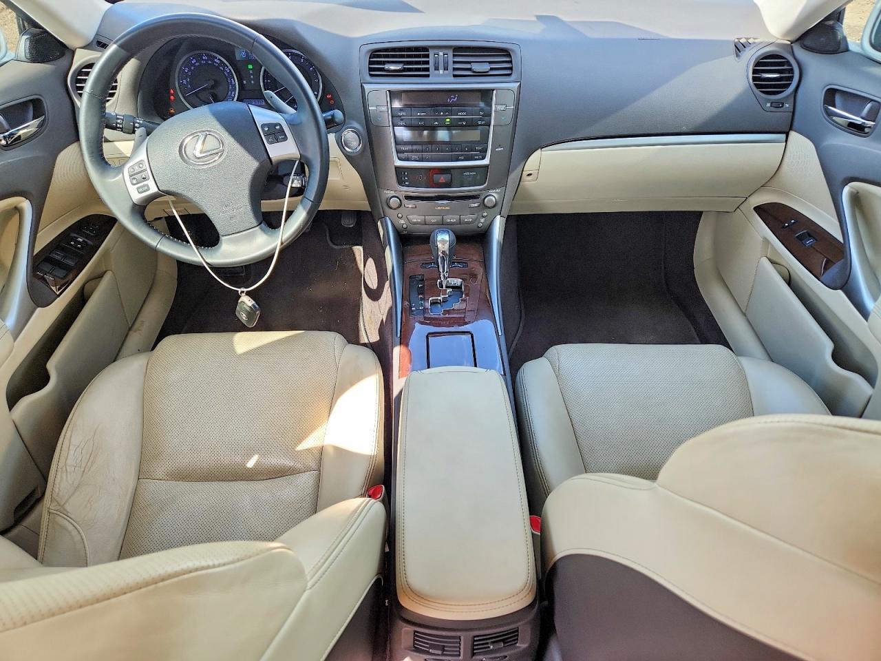 2013 Lexus Is 250 White vin: JTHBF5C29D5190423