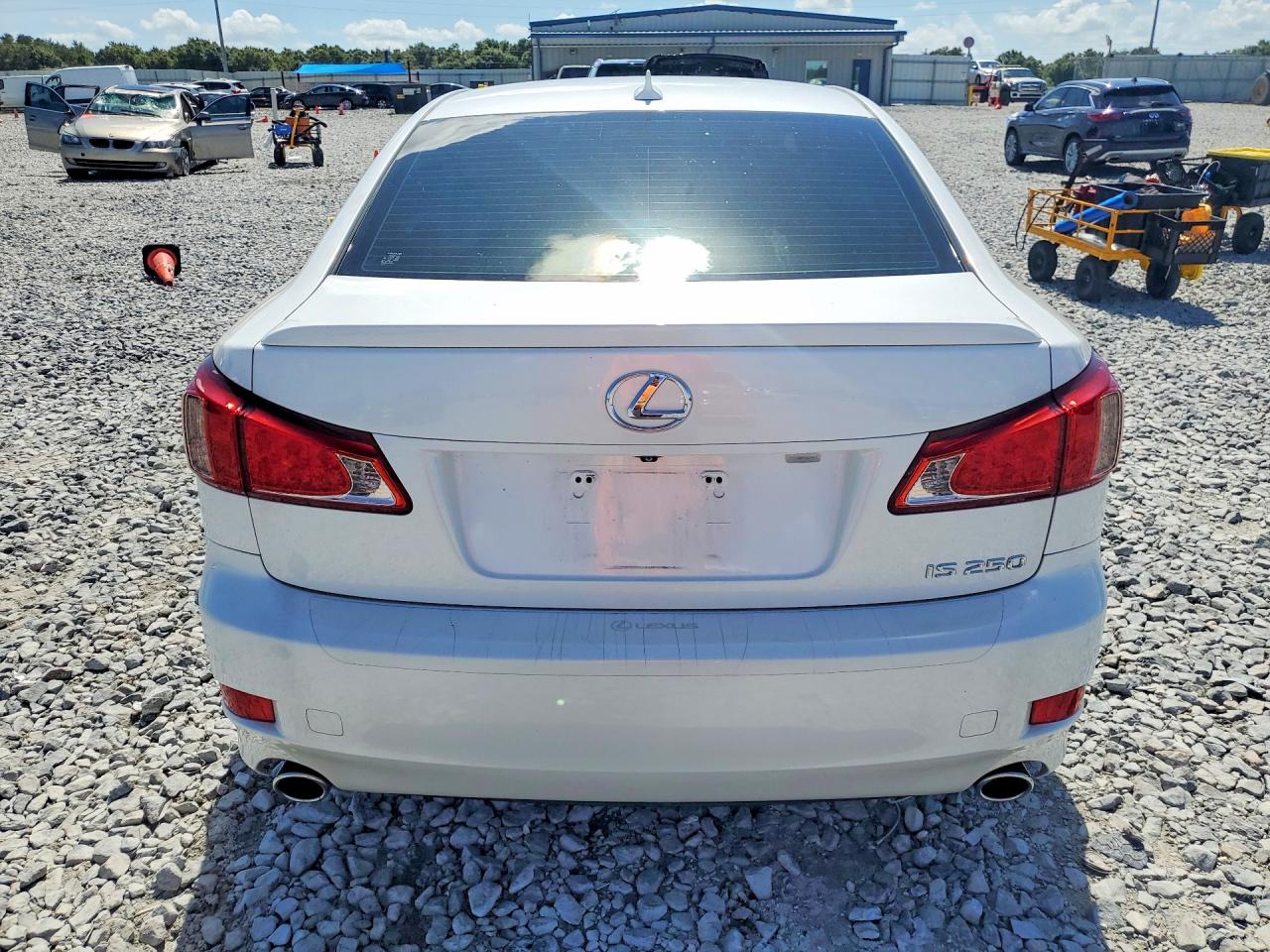 2013 Lexus Is 250 White vin: JTHBF5C29D5191989