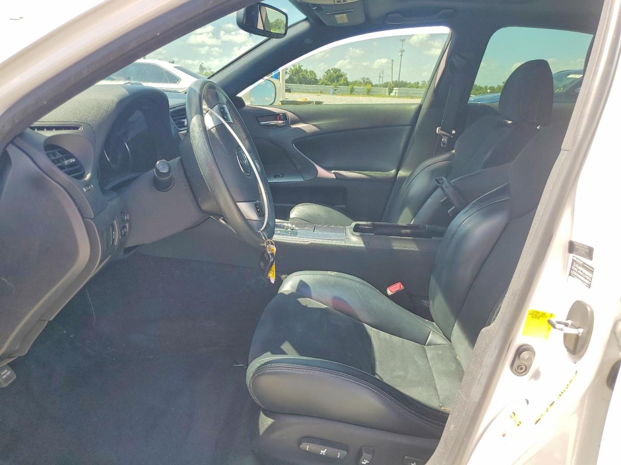 2013 Lexus Is 250 White vin: JTHBF5C29D5191989