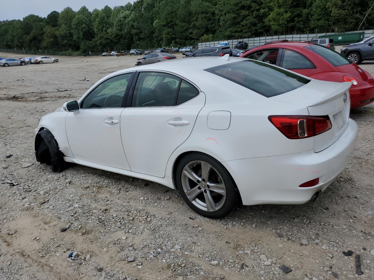 2013 Lexus Is 250 White vin: JTHBF5C29D5192124