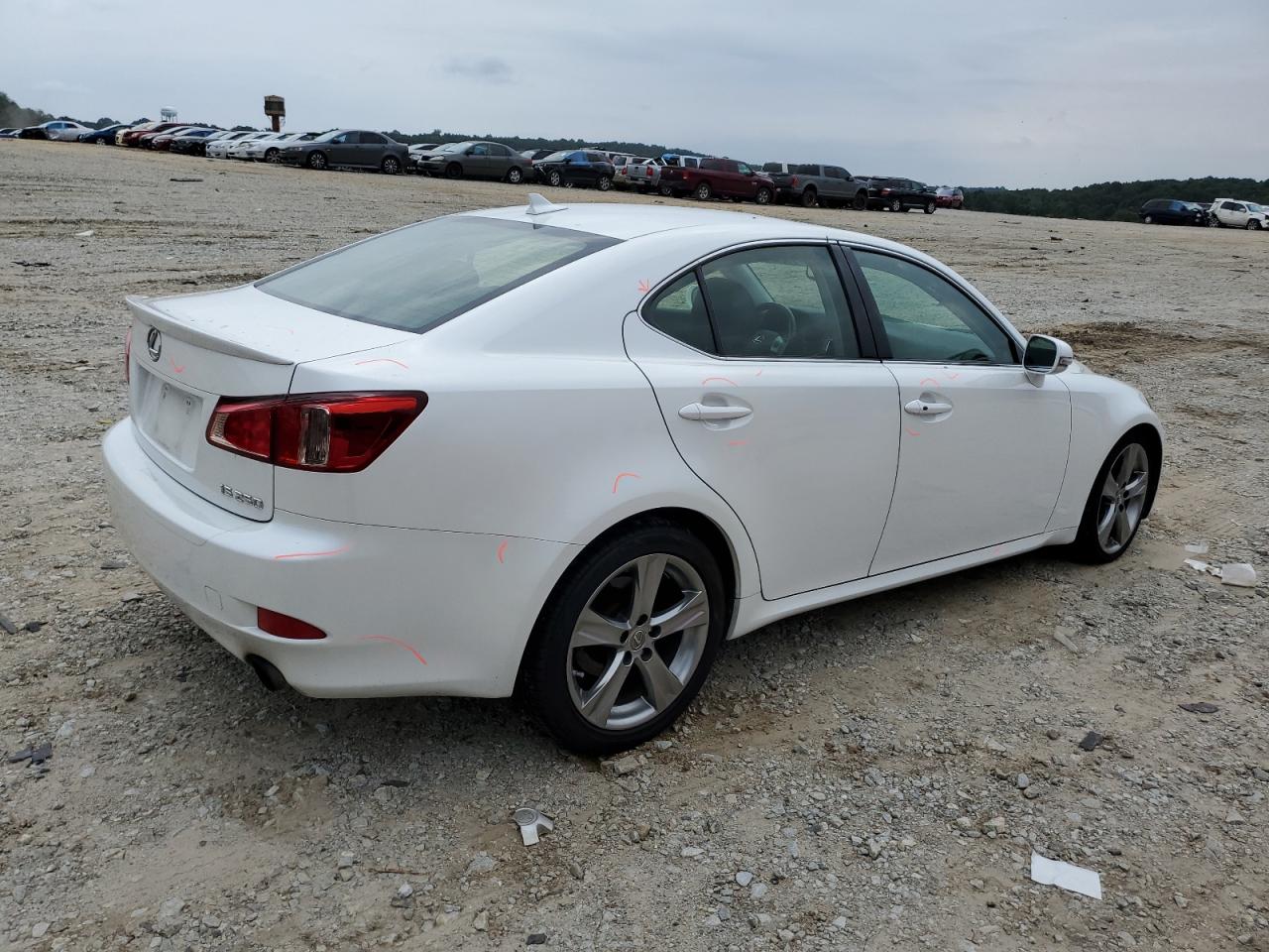 2013 Lexus Is 250 White vin: JTHBF5C29D5192124