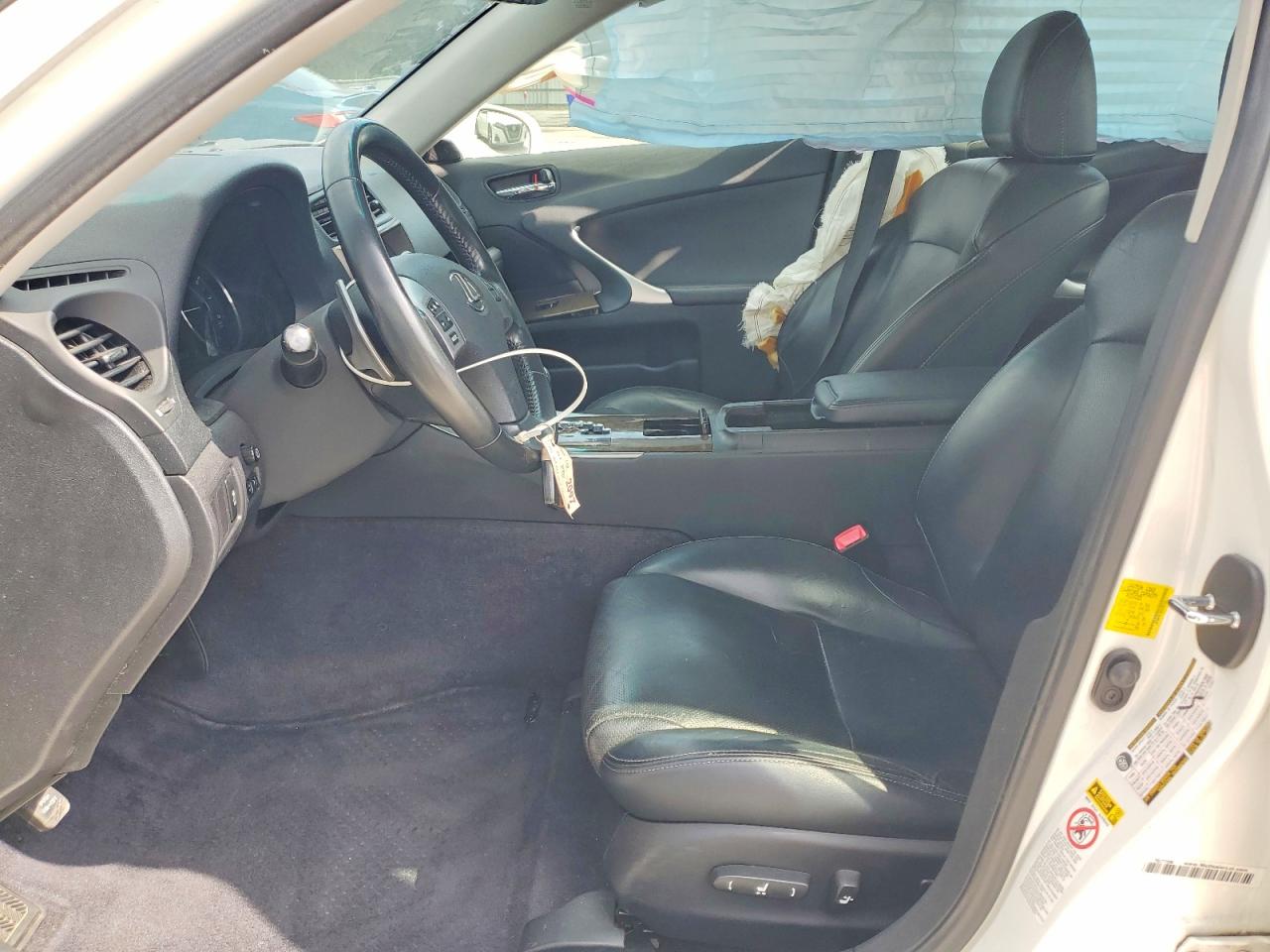 2013 Lexus Is 250 White vin: JTHBF5C29D5192124