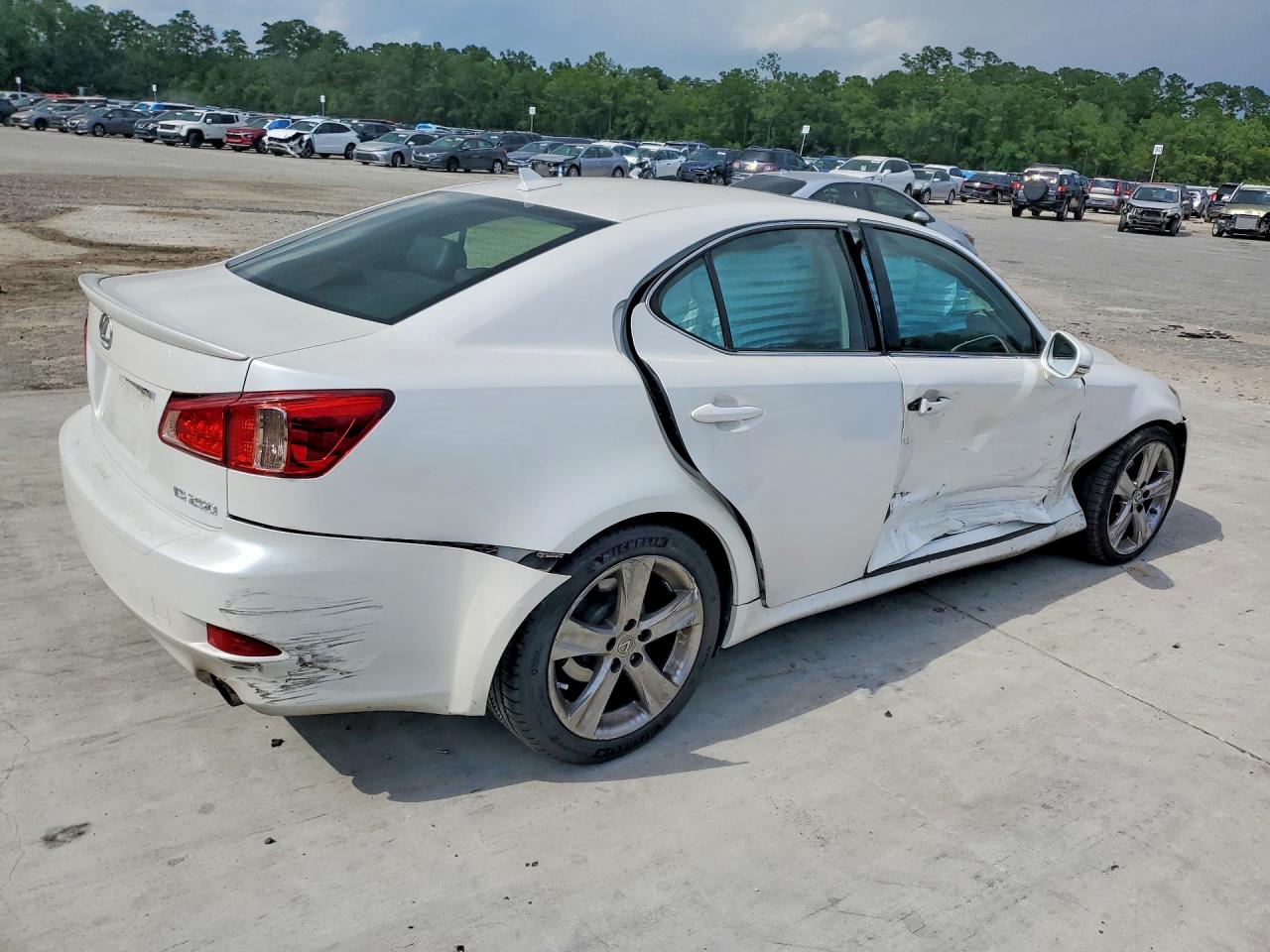 2013 Lexus Is 250 White vin: JTHBF5C29D5192124