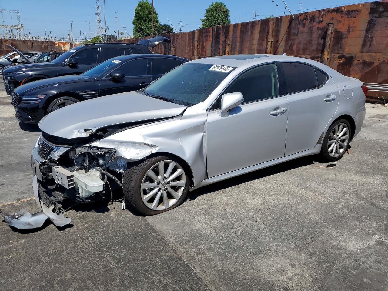 2010 Lexus Is 250 Base Silver vin: JTHBF5C2XA5116925