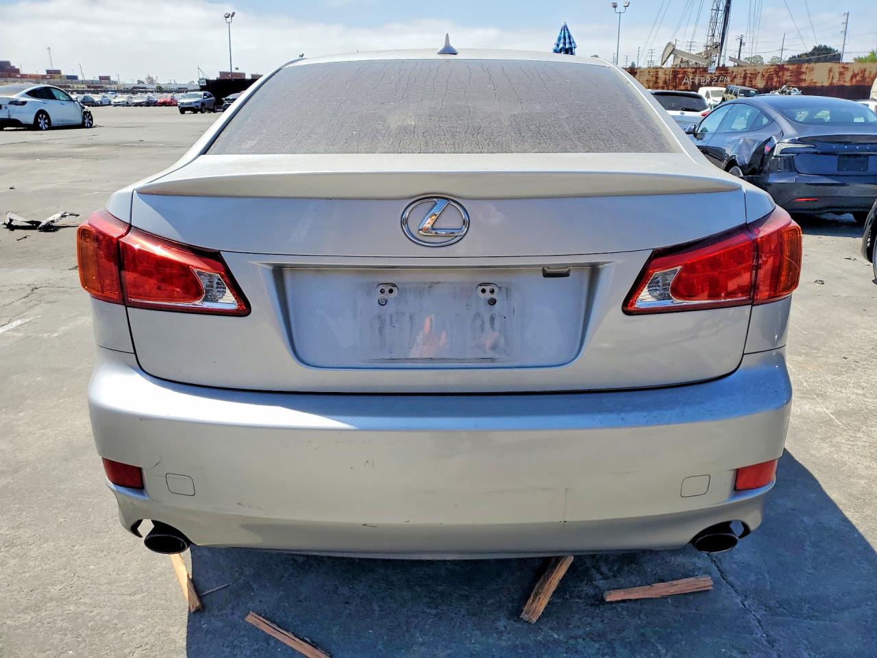 2010 Lexus Is 250 Base Silver vin: JTHBF5C2XA5116925