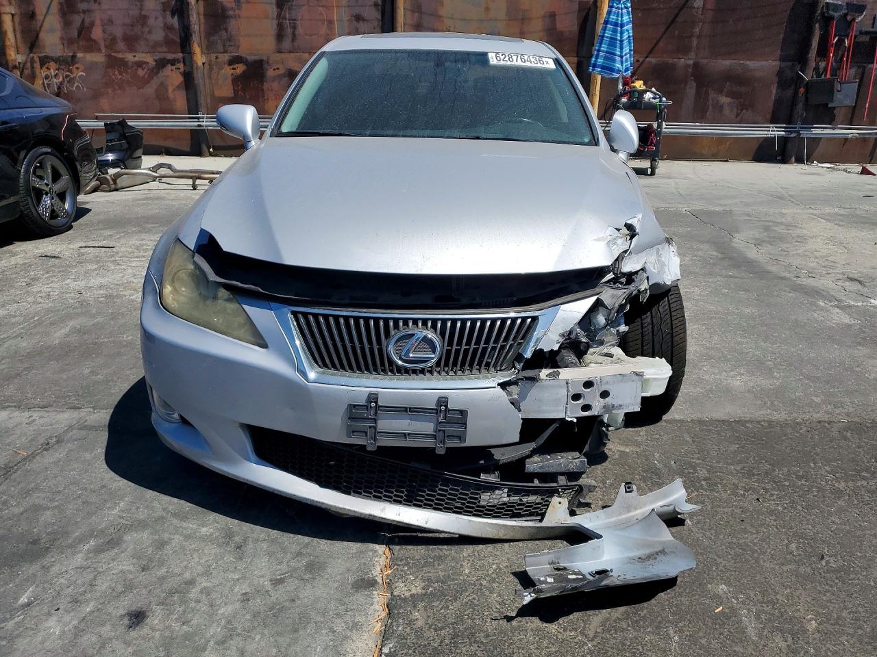 2010 Lexus Is 250 Base Silver vin: JTHBF5C2XA5116925