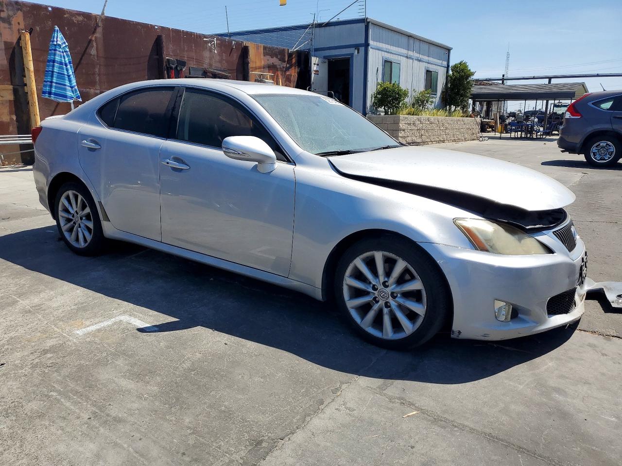 2010 Lexus Is 250 Base Silver vin: JTHBF5C2XA5116925