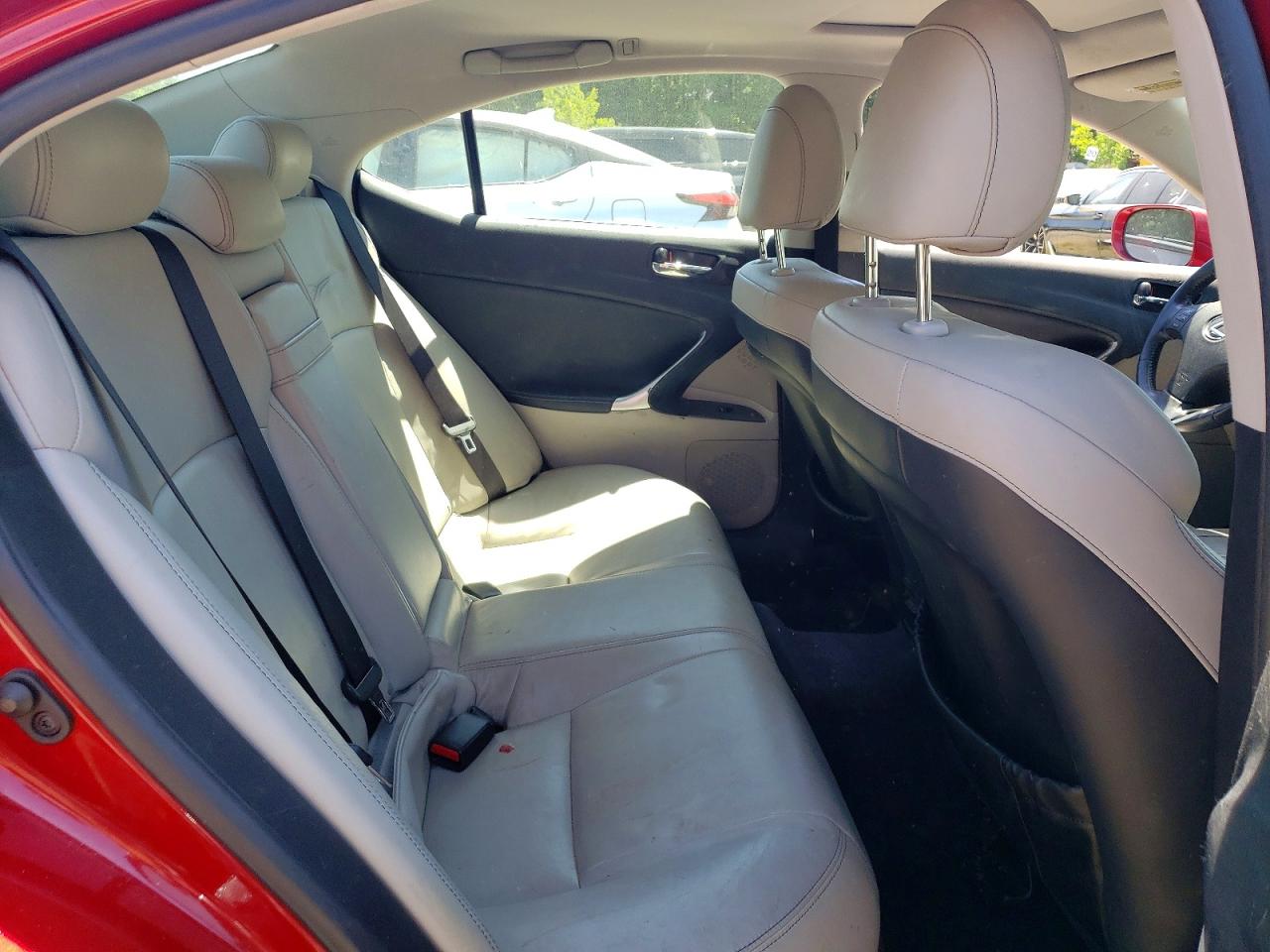 2010 Lexus Is 250 Red vin: JTHBF5C2XA5118206