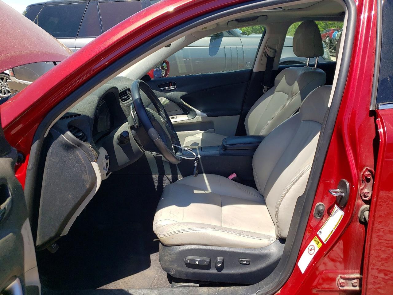 2010 Lexus Is 250 Red vin: JTHBF5C2XA5118206