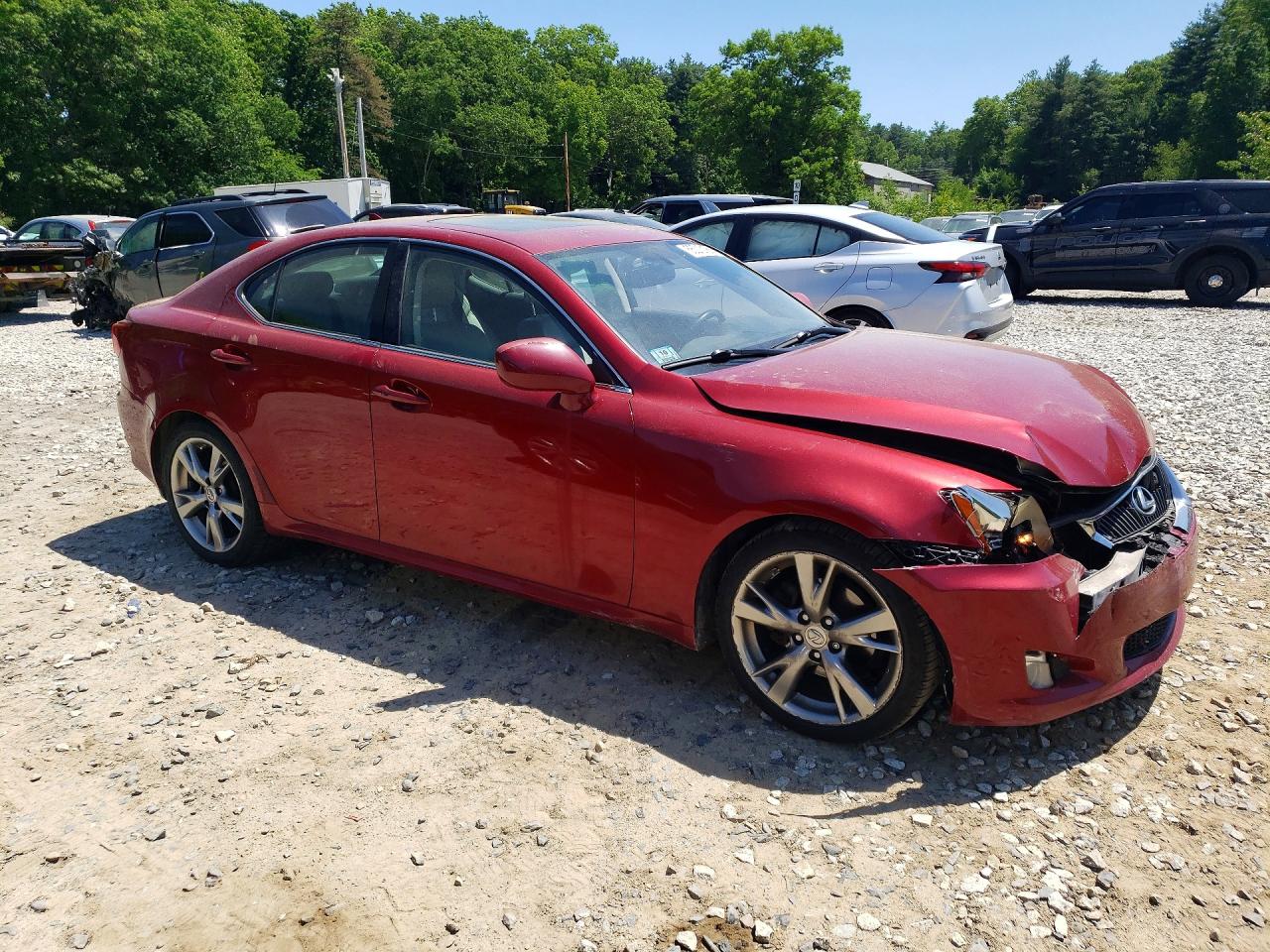 2010 Lexus Is 250 Red vin: JTHBF5C2XA5118206