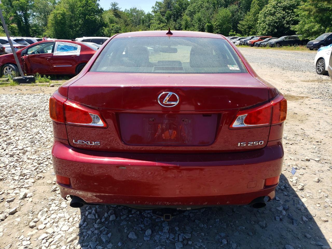 2010 Lexus Is 250 Red vin: JTHBF5C2XA5118206