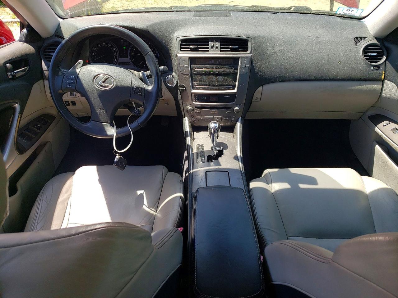 2010 Lexus Is 250 Red vin: JTHBF5C2XA5118206