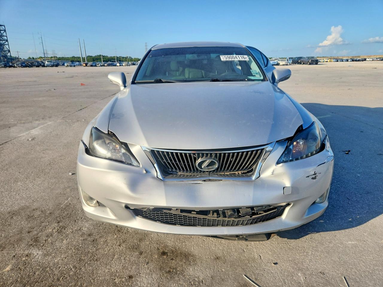 2010 Lexus Is 250 Silver vin: JTHBF5C2XA5123700