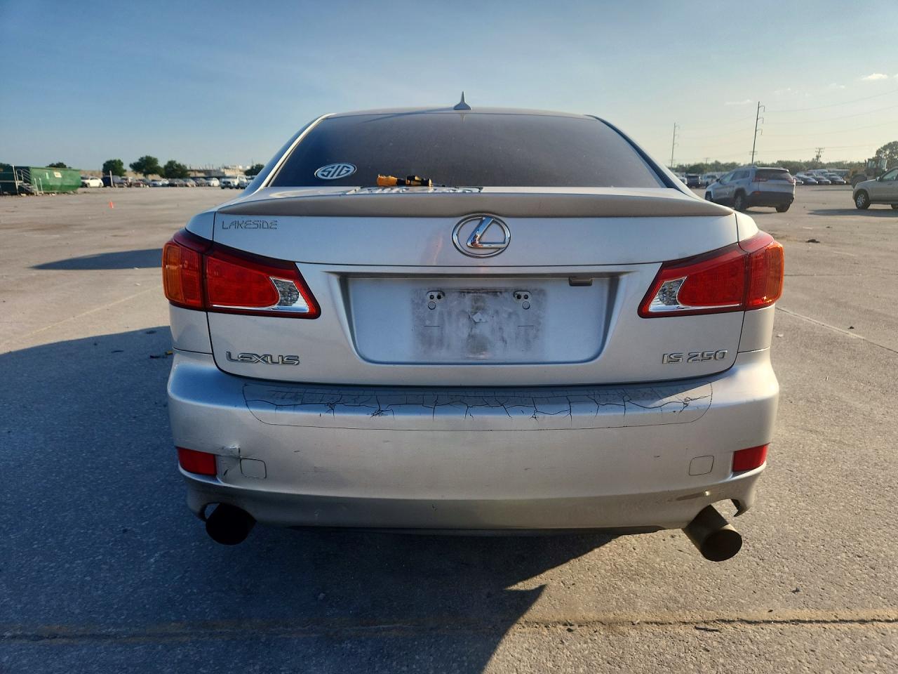 2010 Lexus Is 250 Silver vin: JTHBF5C2XA5123700