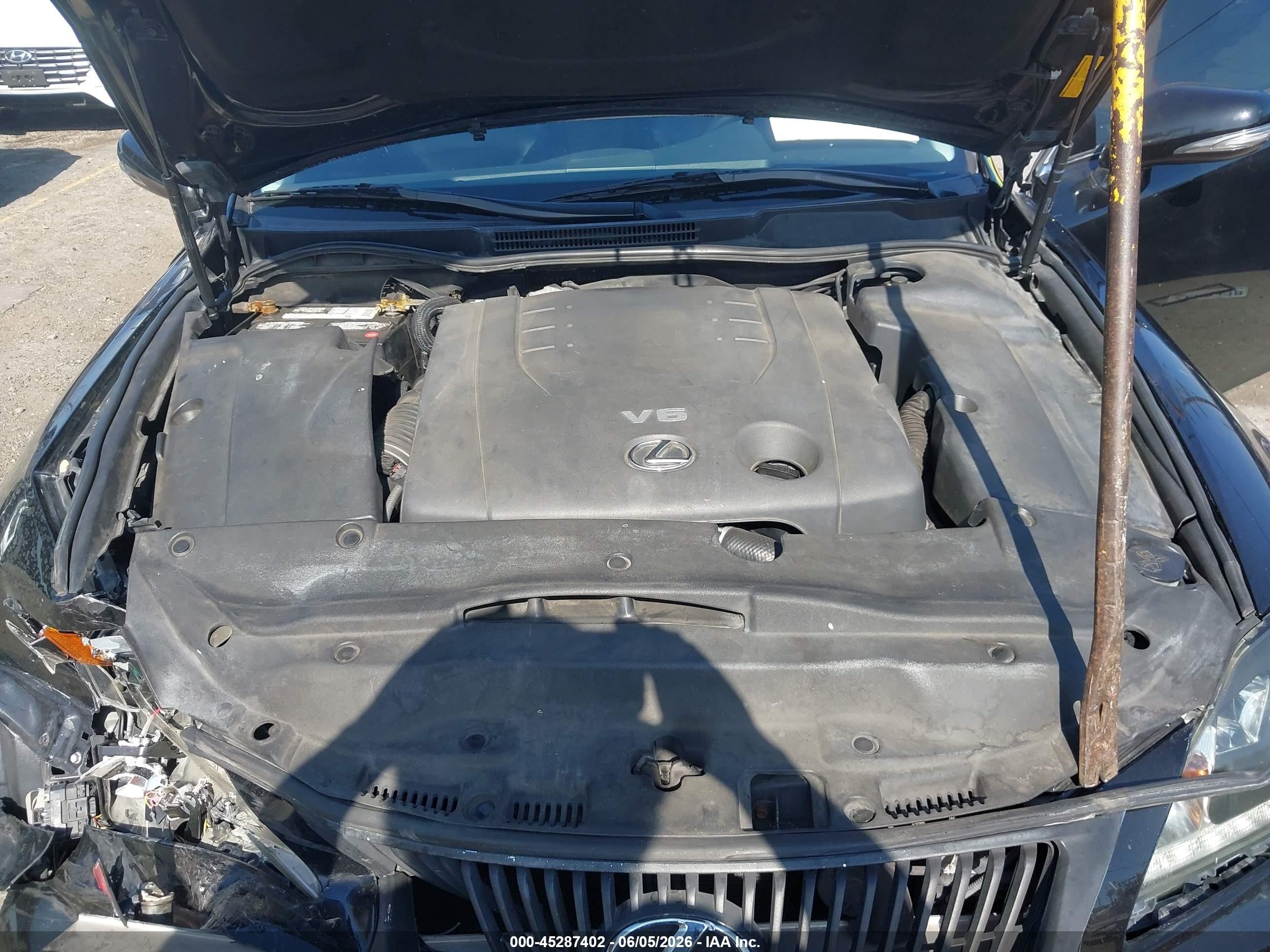 2010 Lexus Is 250 Black vin: JTHBF5C2XA5126001
