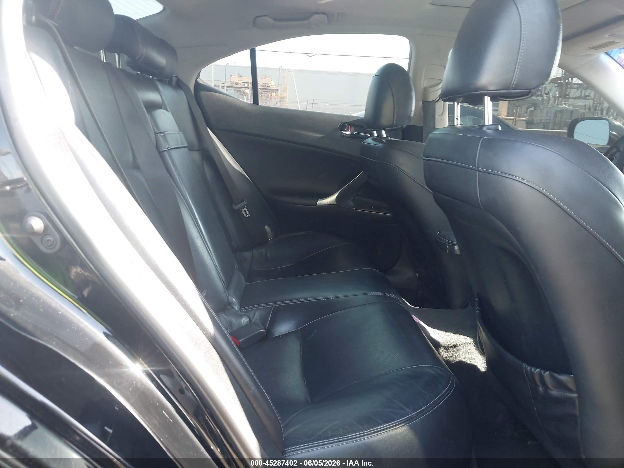 2010 Lexus Is 250 Black vin: JTHBF5C2XA5126001