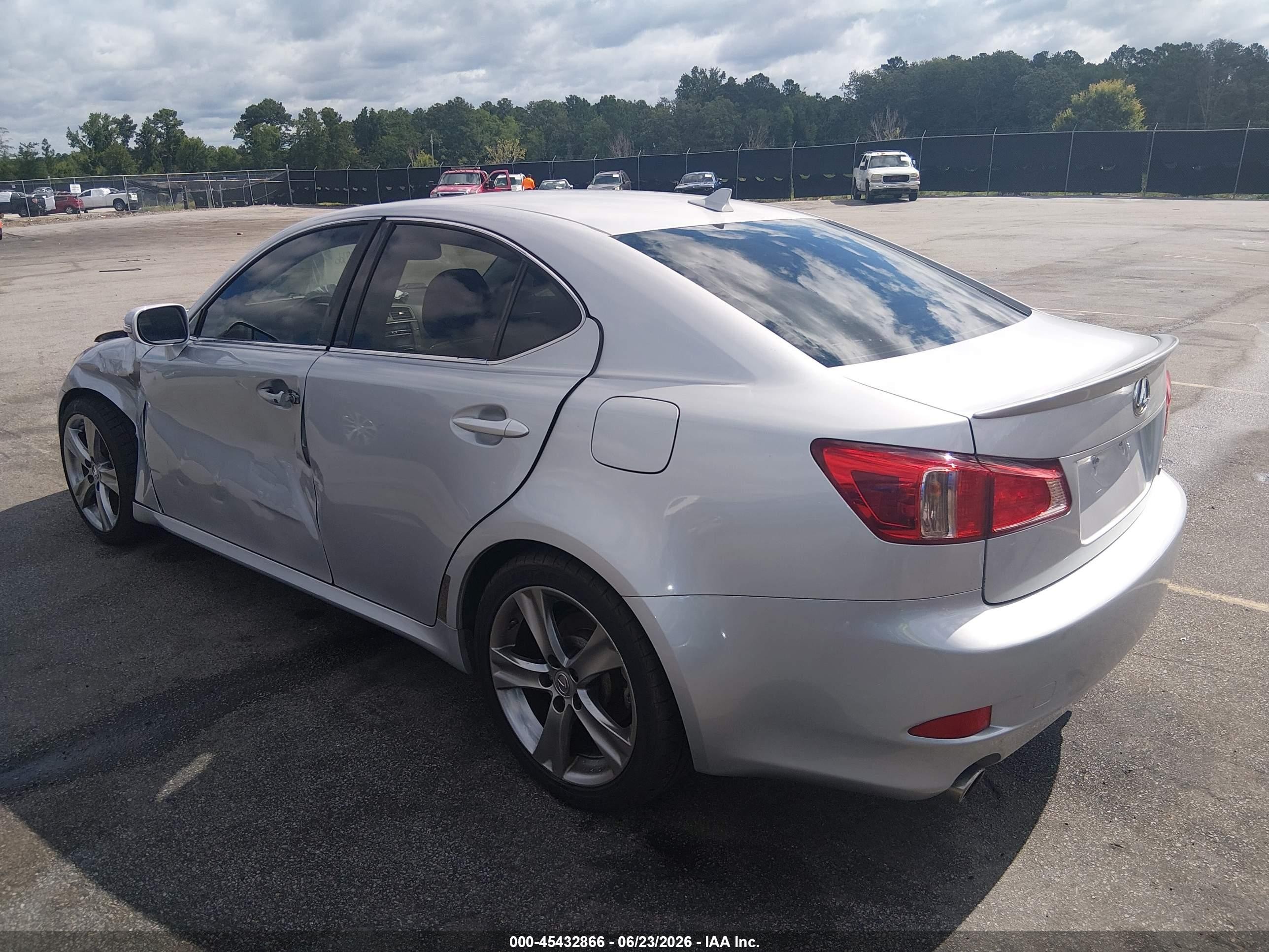 2011 Lexus Is 250   Silver vin: JTHBF5C2XB5131216