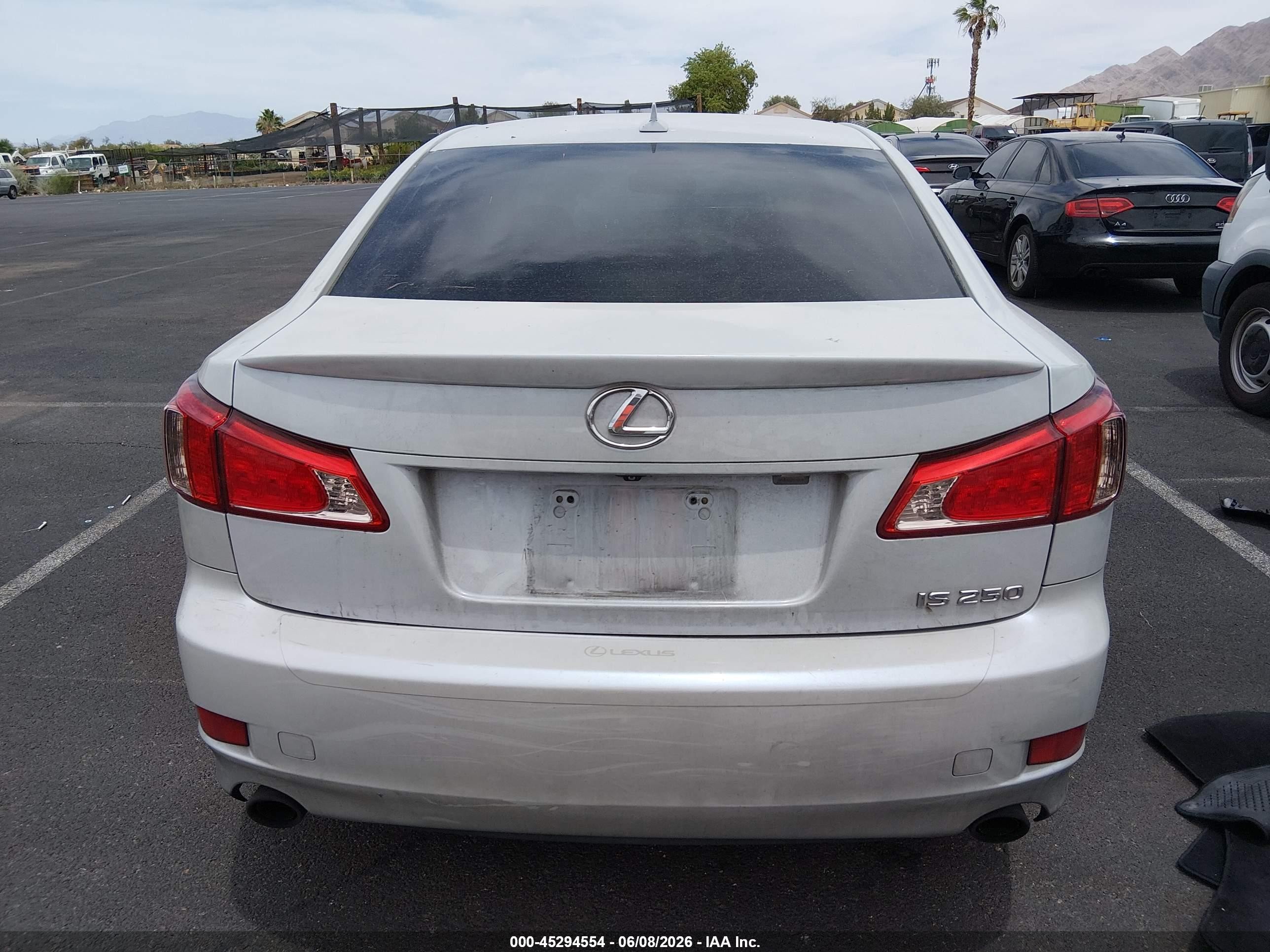 2011 Lexus Is 250   White vin: JTHBF5C2XB5138053