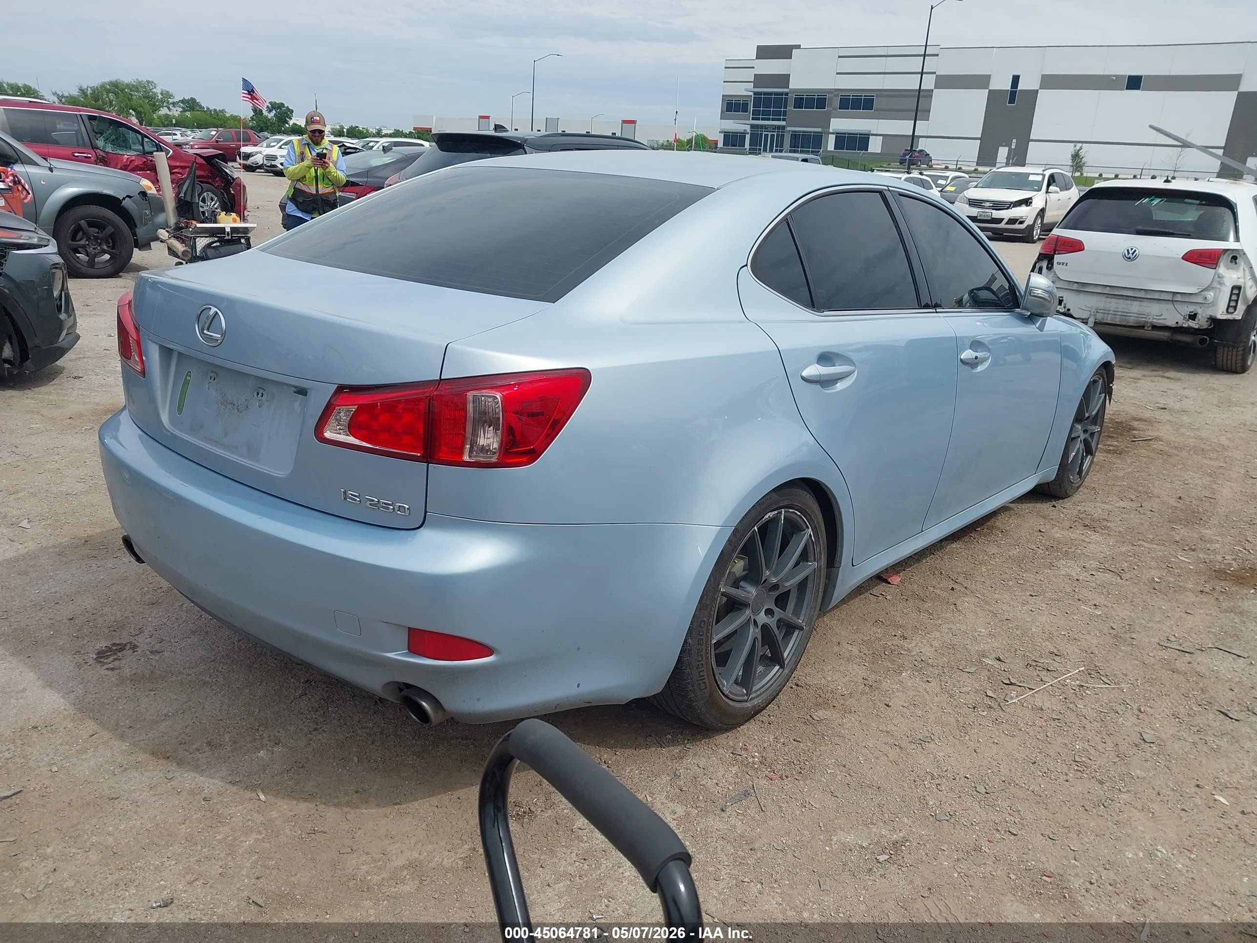 2011 Lexus Is 250 Blue vin: JTHBF5C2XB5141390