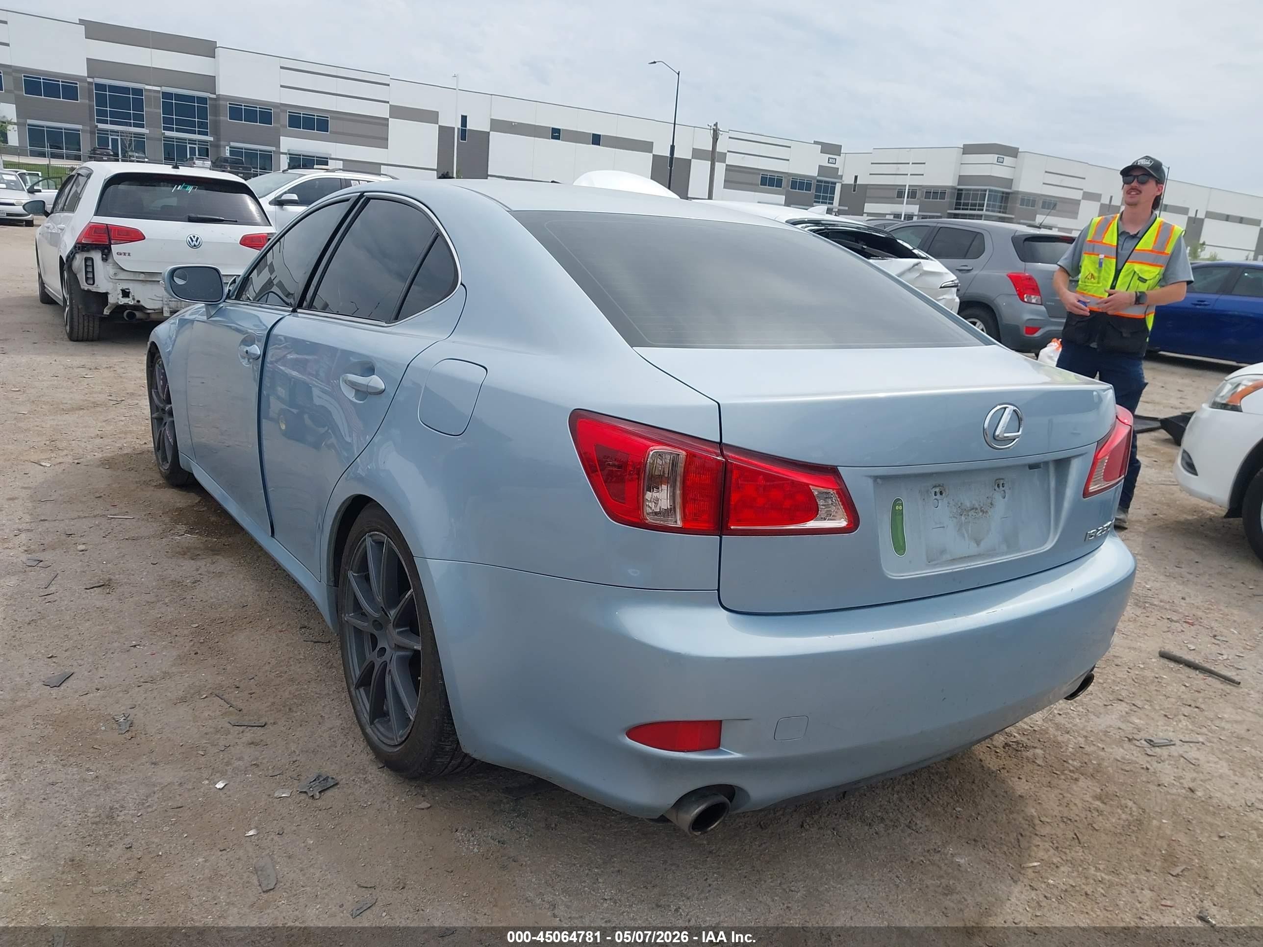 2011 Lexus Is 250 Blue vin: JTHBF5C2XB5141390