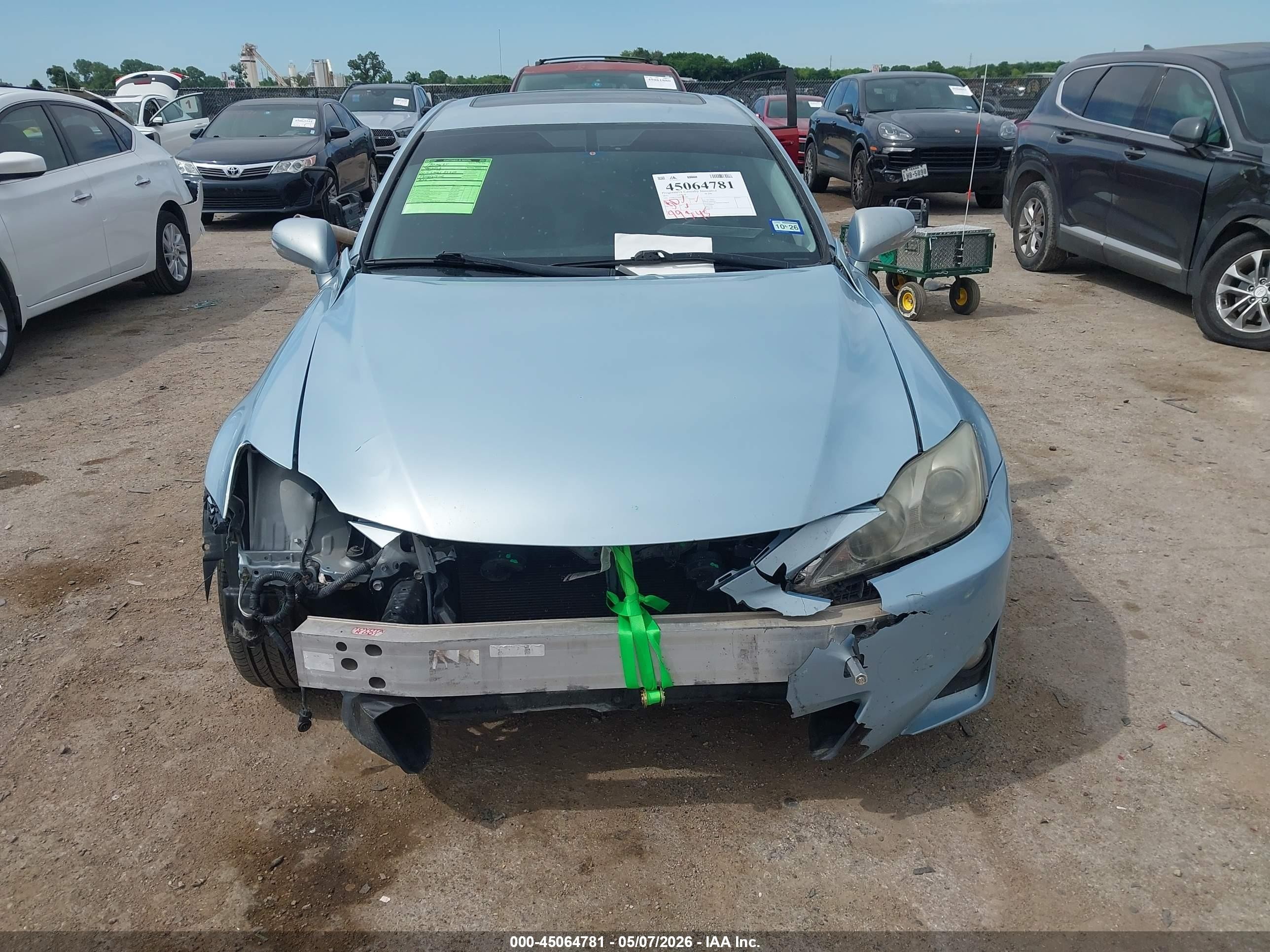 2011 Lexus Is 250 Blue vin: JTHBF5C2XB5141390