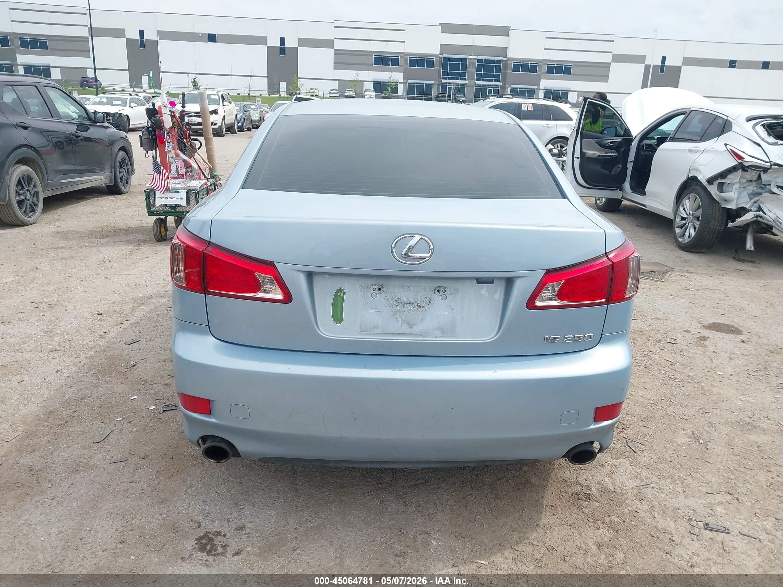 2011 Lexus Is 250 Blue vin: JTHBF5C2XB5141390