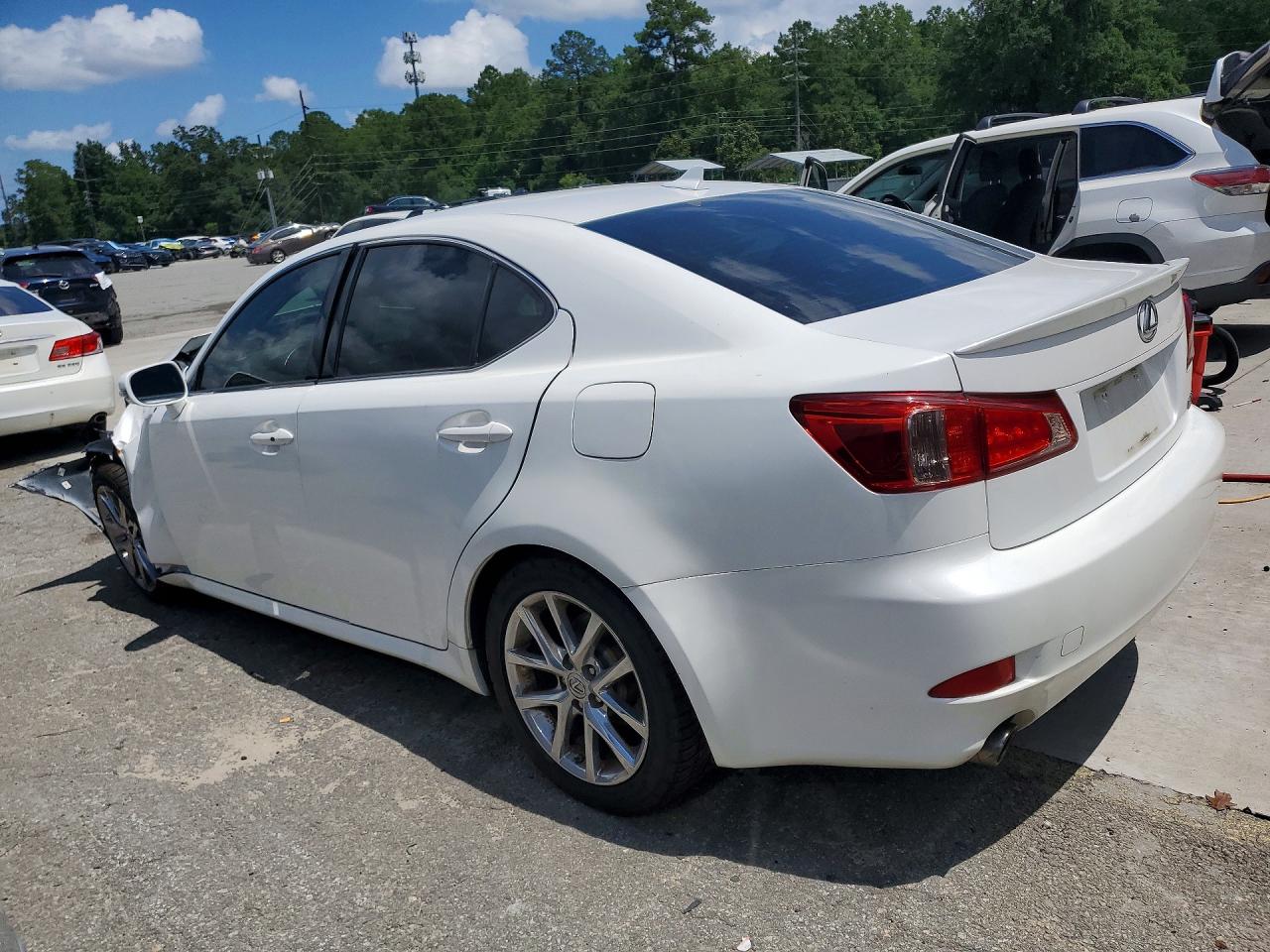 2011 Lexus Is 250 White vin: JTHBF5C2XB5147433