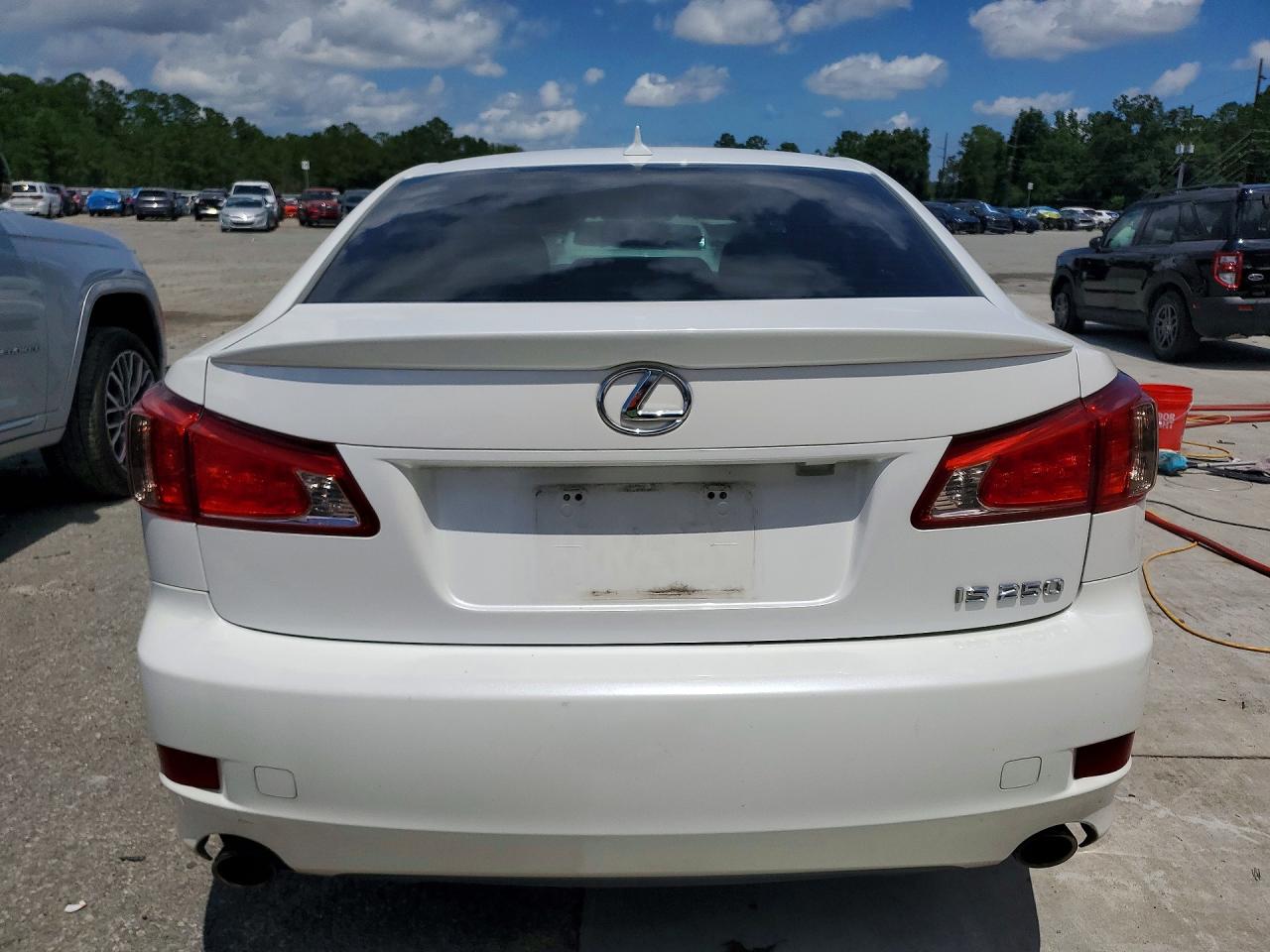 2011 Lexus Is 250 White vin: JTHBF5C2XB5147433