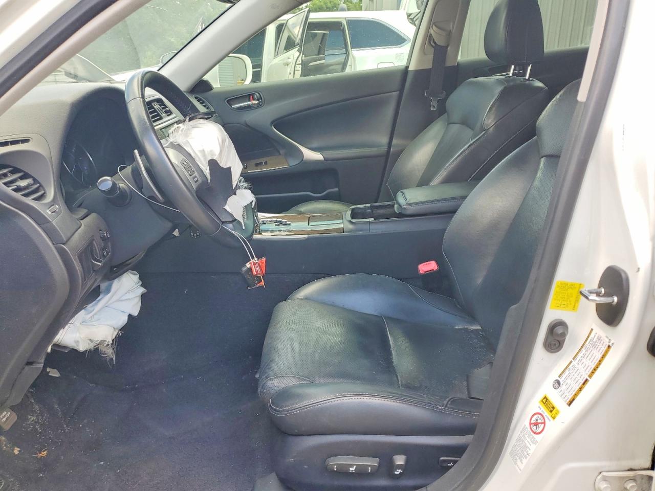 2011 Lexus Is 250 White vin: JTHBF5C2XB5147433