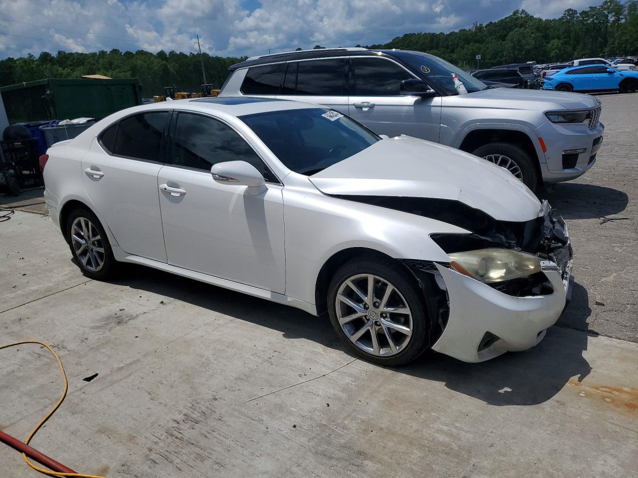 2011 Lexus Is 250 White vin: JTHBF5C2XB5147433
