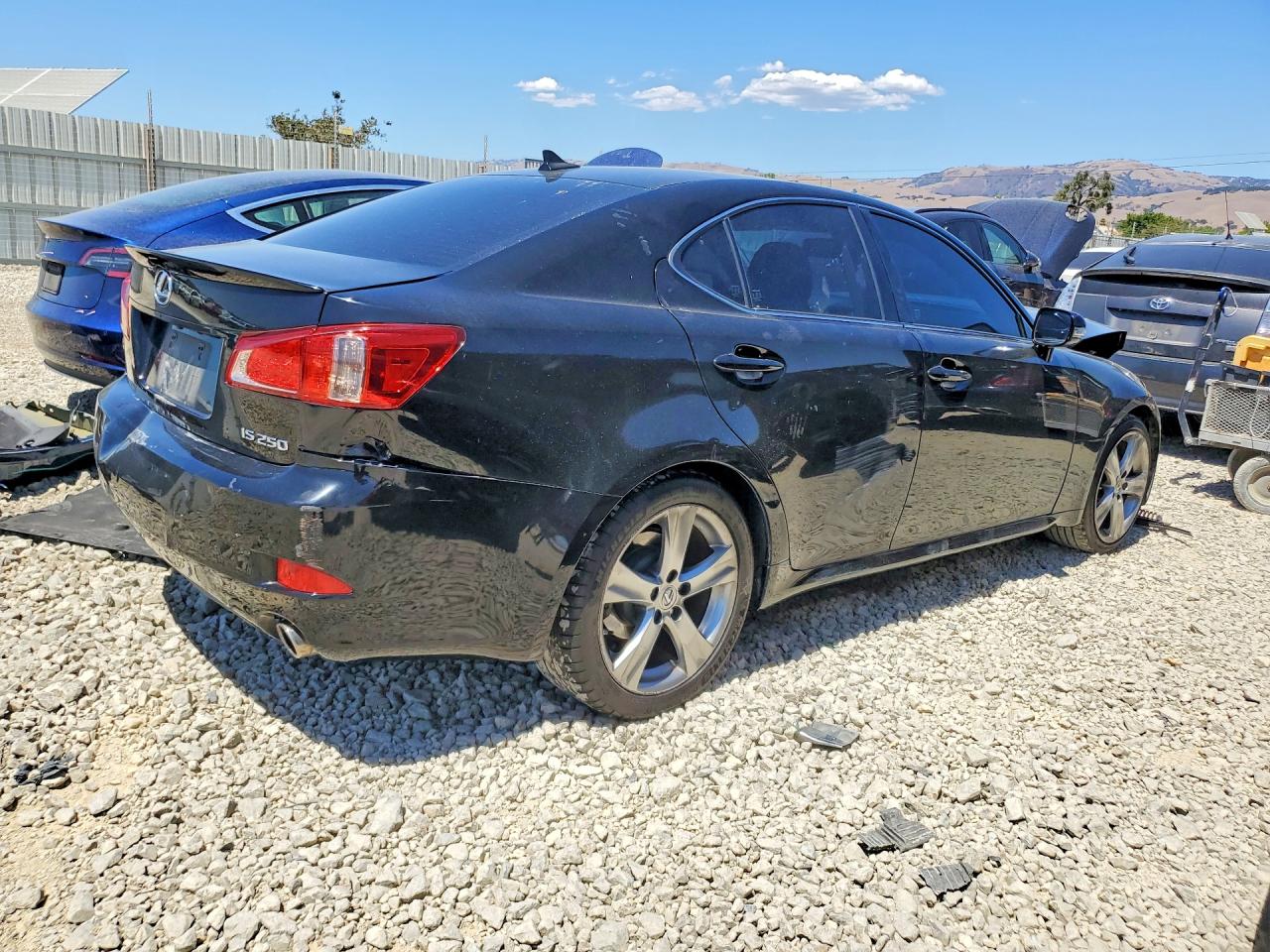 2011 Lexus Is 250 Black vin: JTHBF5C2XB5151532