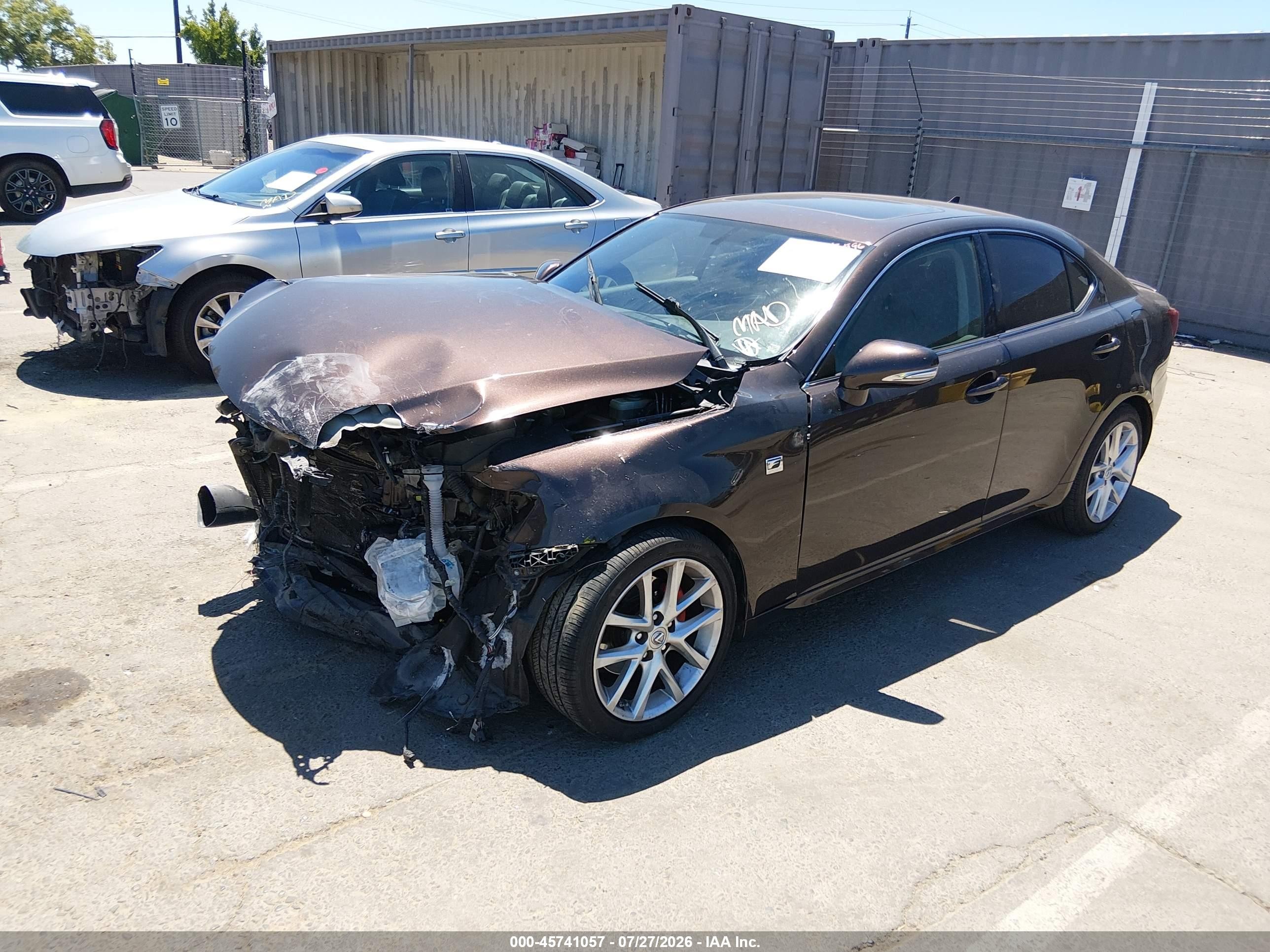 2012 Lexus Is 250   Brown vin: JTHBF5C2XC5165402