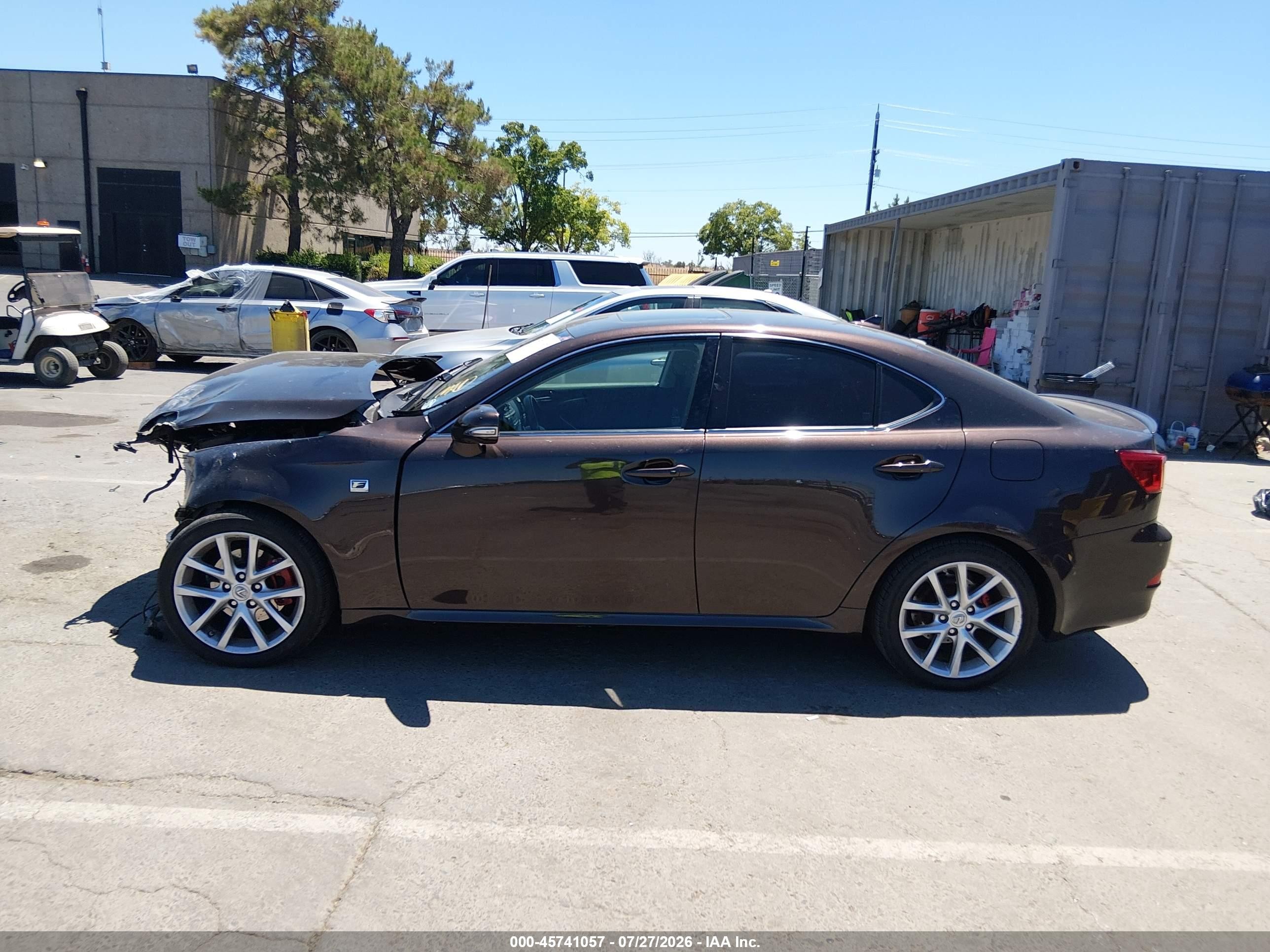2012 Lexus Is 250   Brown vin: JTHBF5C2XC5165402