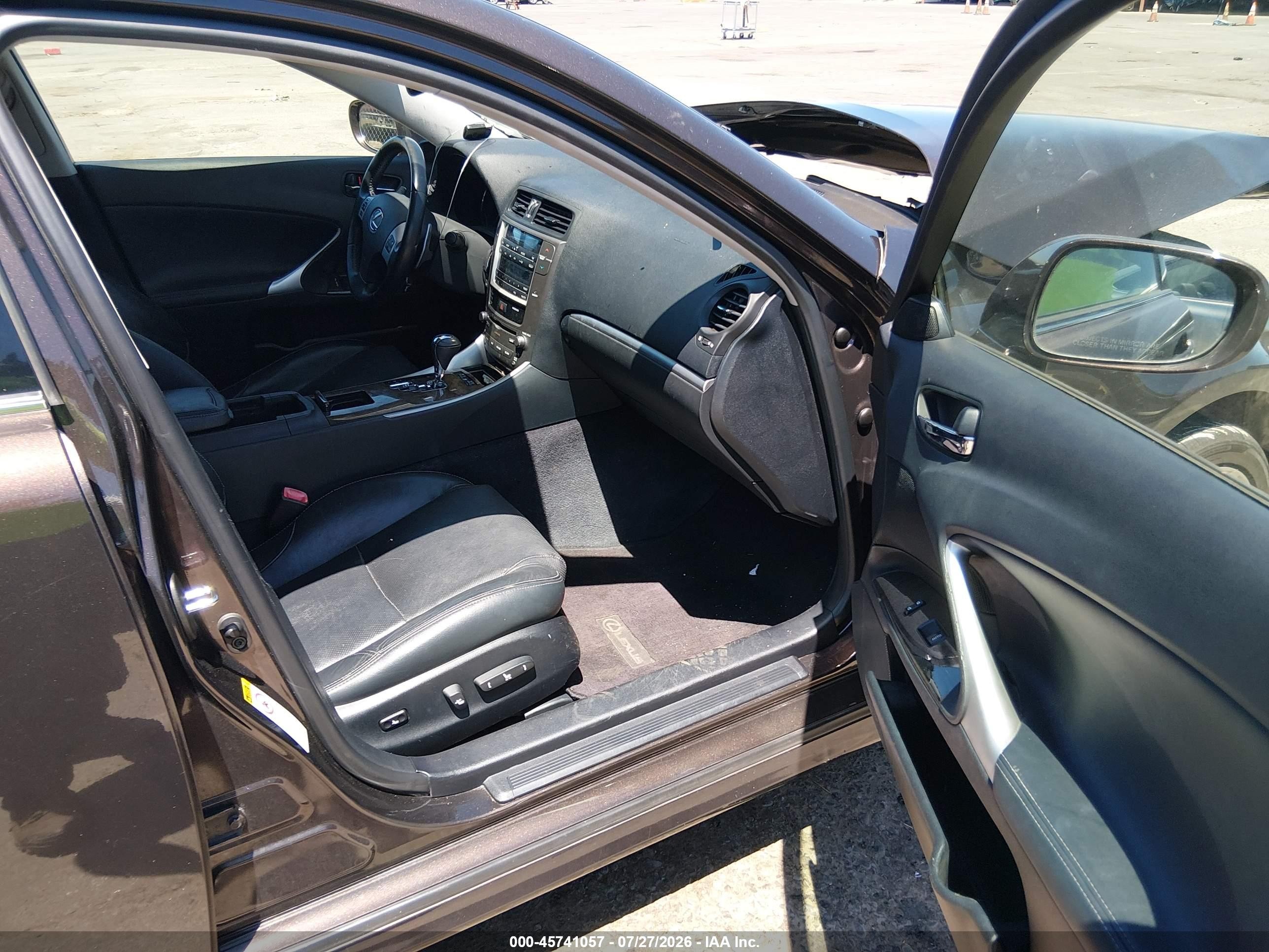 2012 Lexus Is 250   Brown vin: JTHBF5C2XC5165402