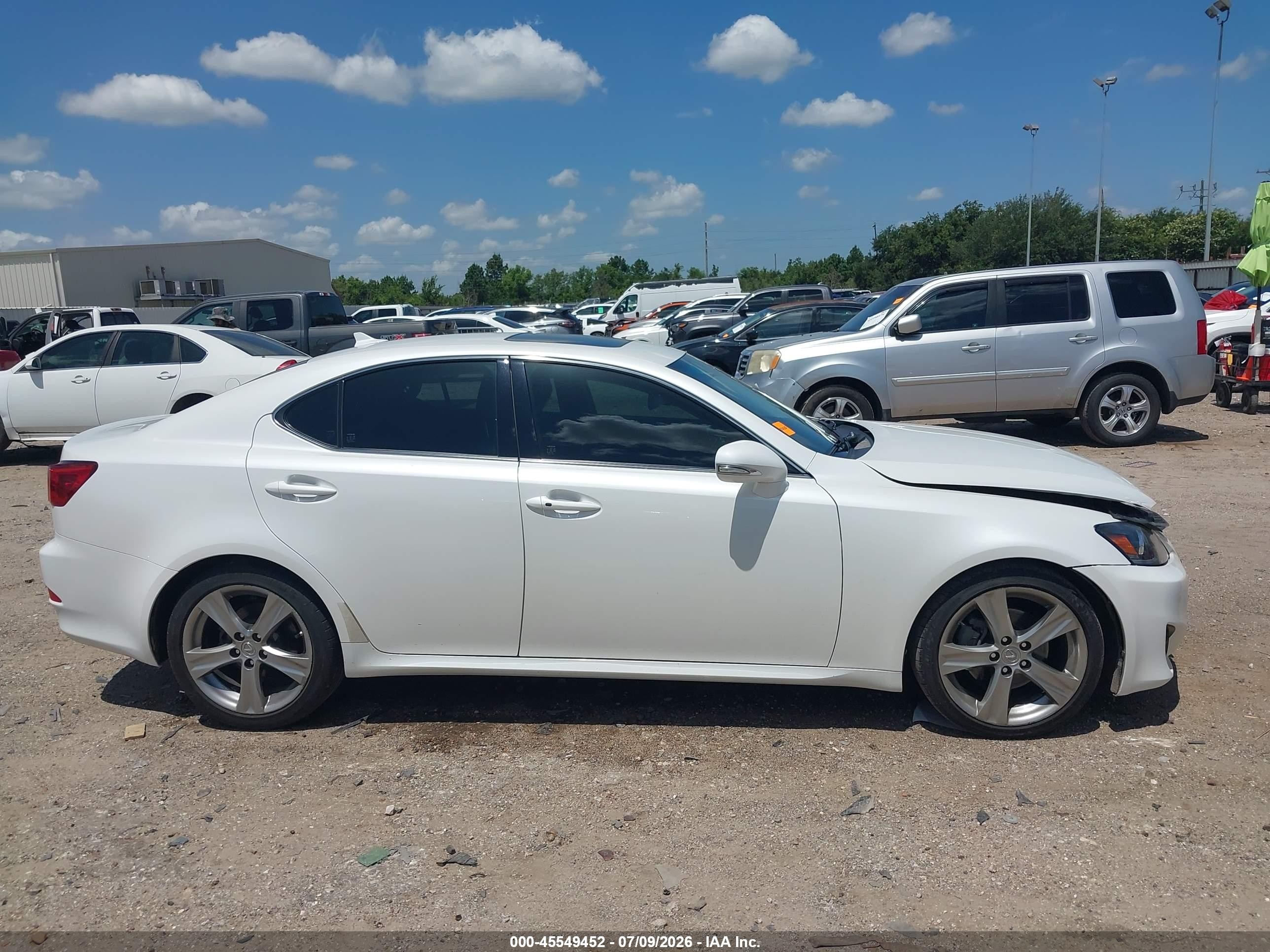 2012 Lexus Is 250   Белый vin: JTHBF5C2XC5173693